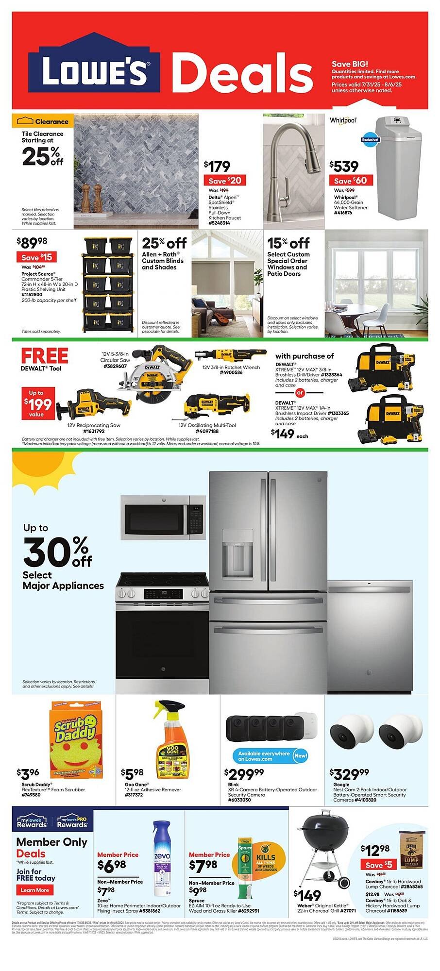 Lowe&#039;s Weekly Ad (2025-07-31 - 2025-08-06) | 1