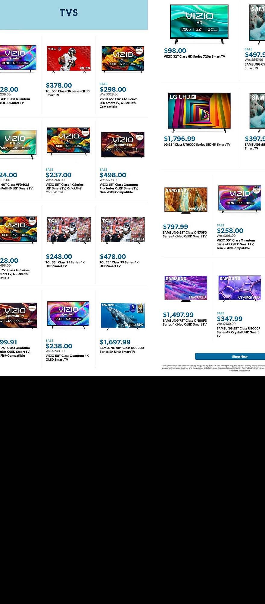 Sam's Club weekly ad