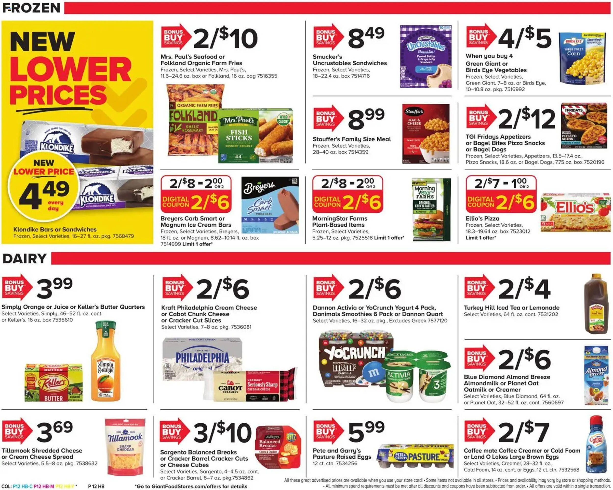 GIANT weekly ad