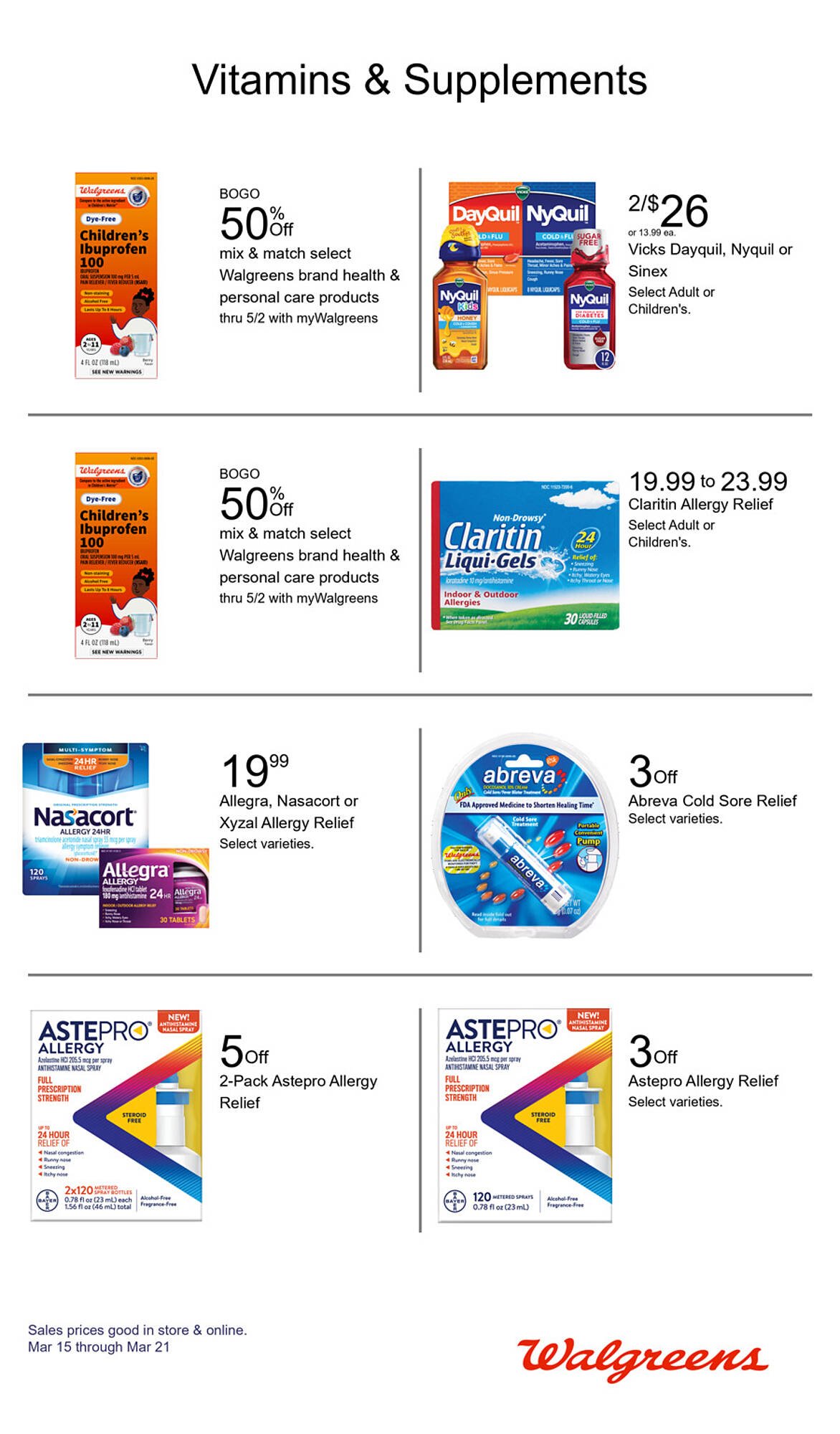 Walgreens weekly ad