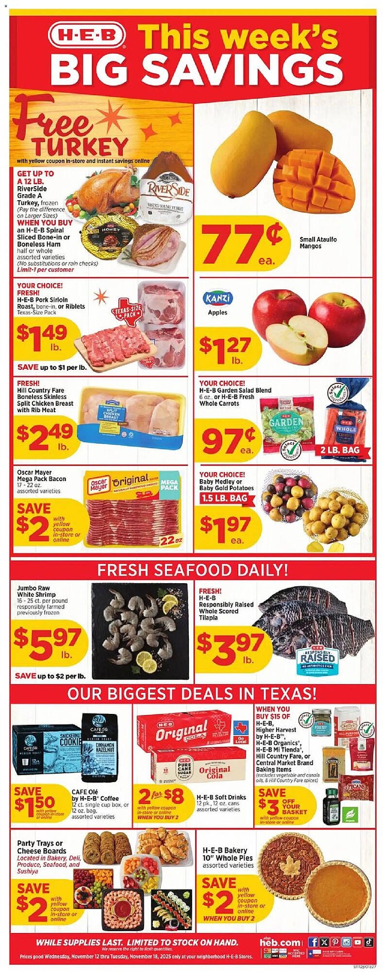 H-E-B weekly ad (2025-11-12 - 2025-11-18) | 1