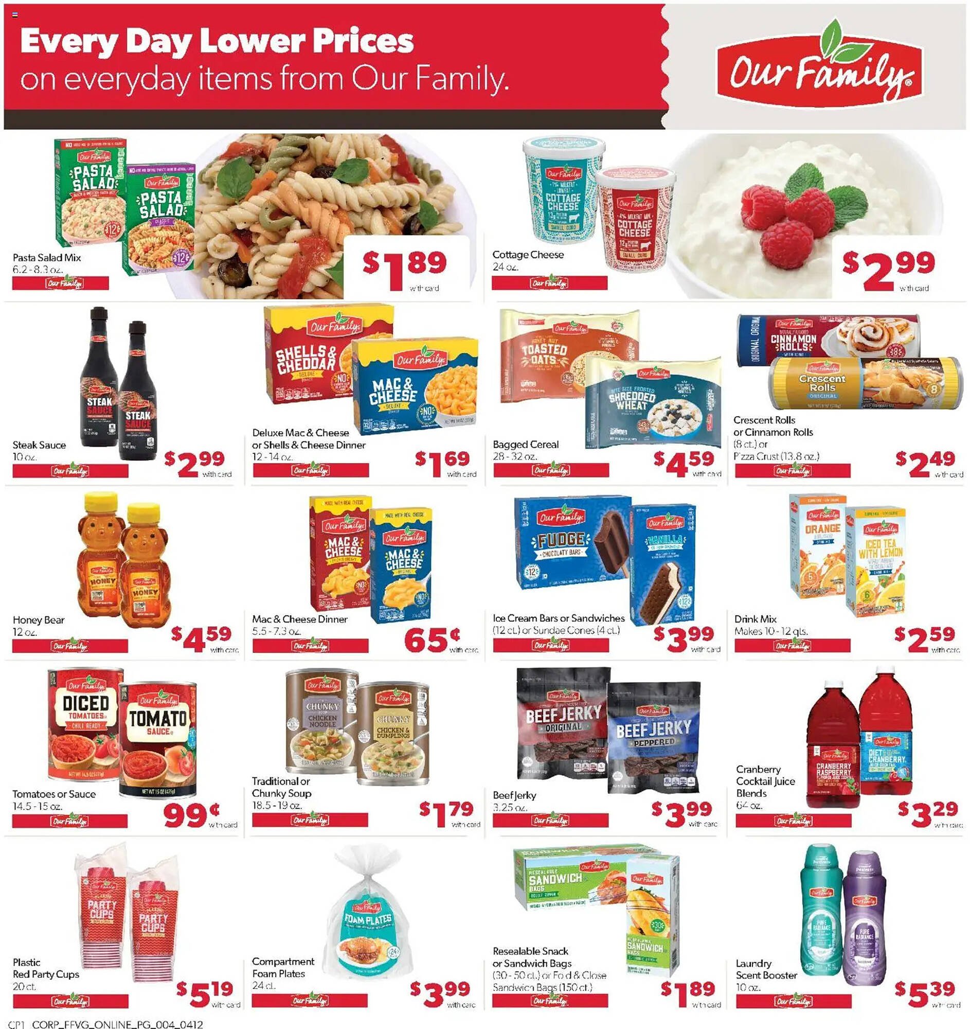 Family Fare weekly ad