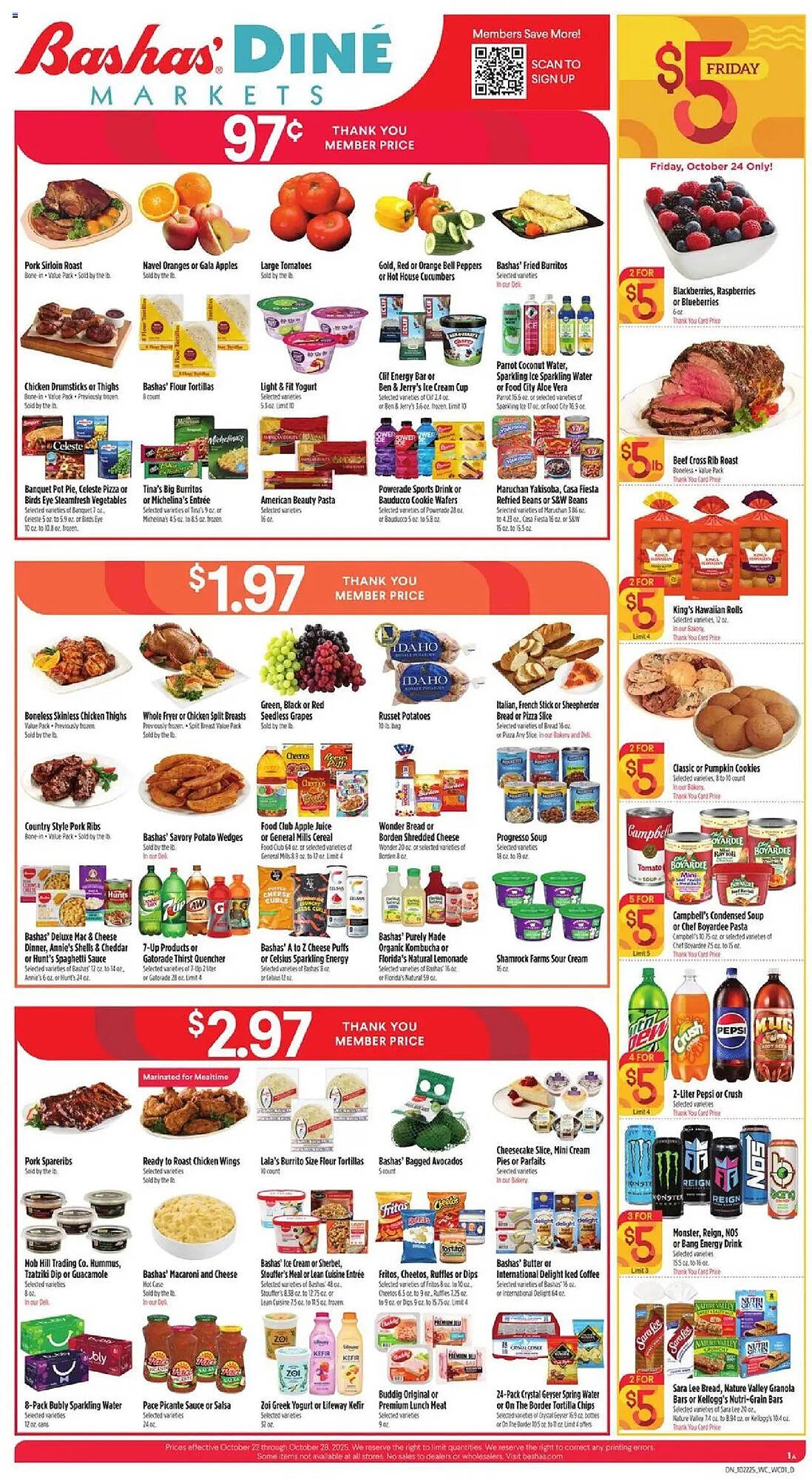 Bashas&#039; weekly ad (2025-10-22 - 2025-10-28) | 1