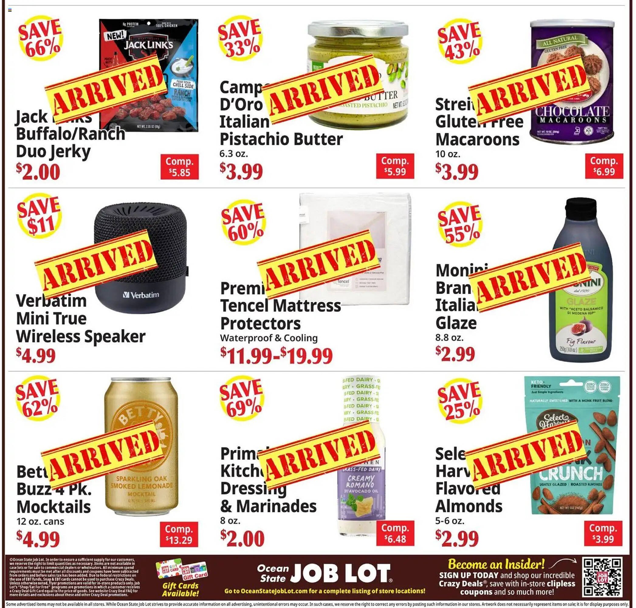 Ocean State Job Lot flyer