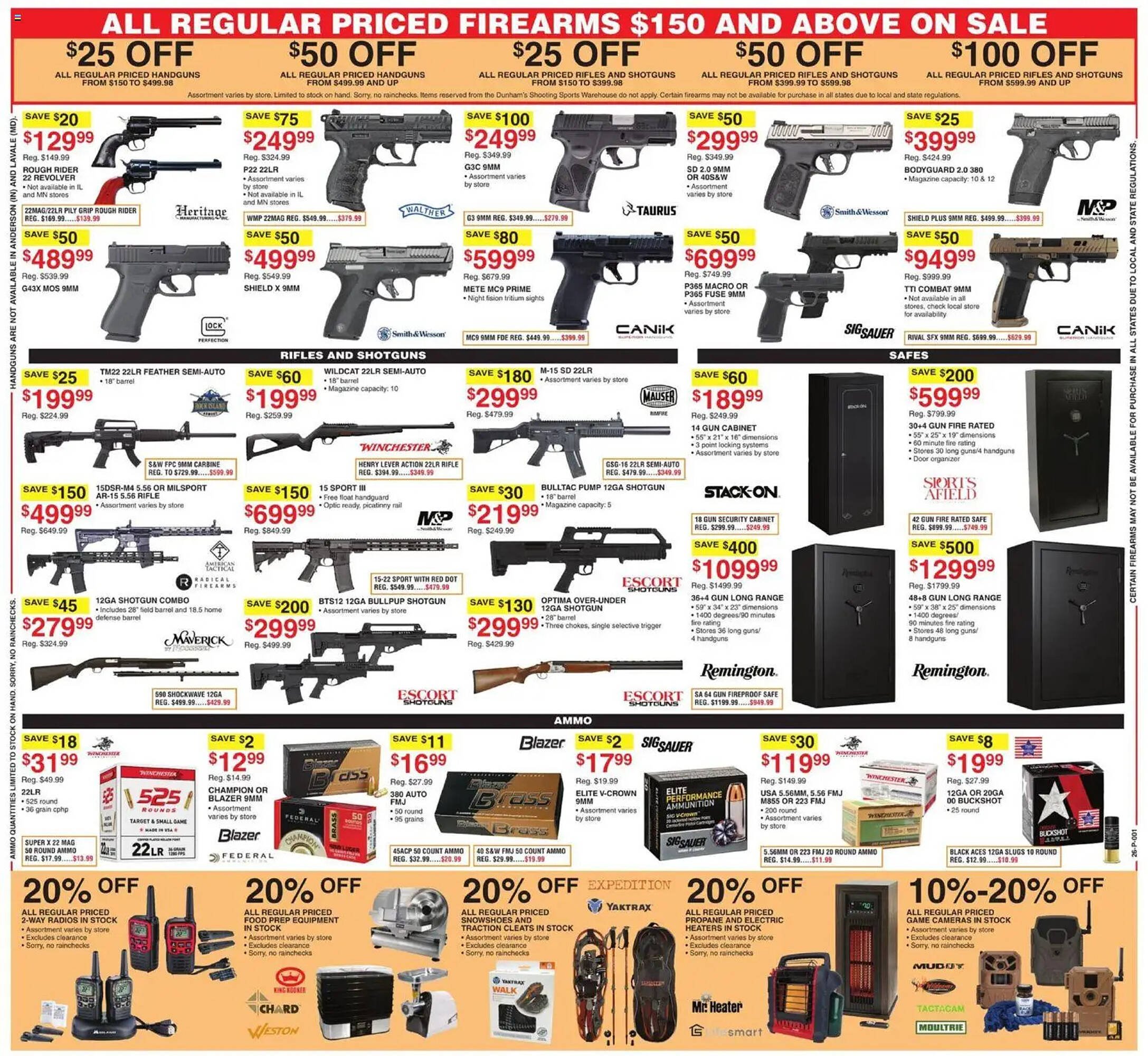 Dunham's Sports weekly ad