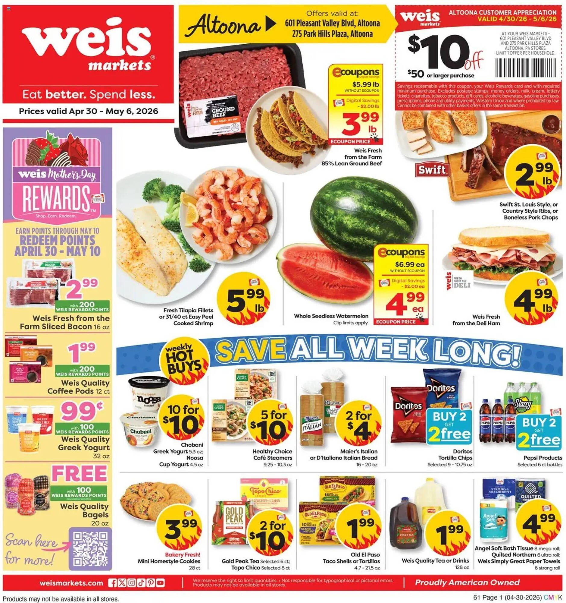 Weis Markets weekly ad