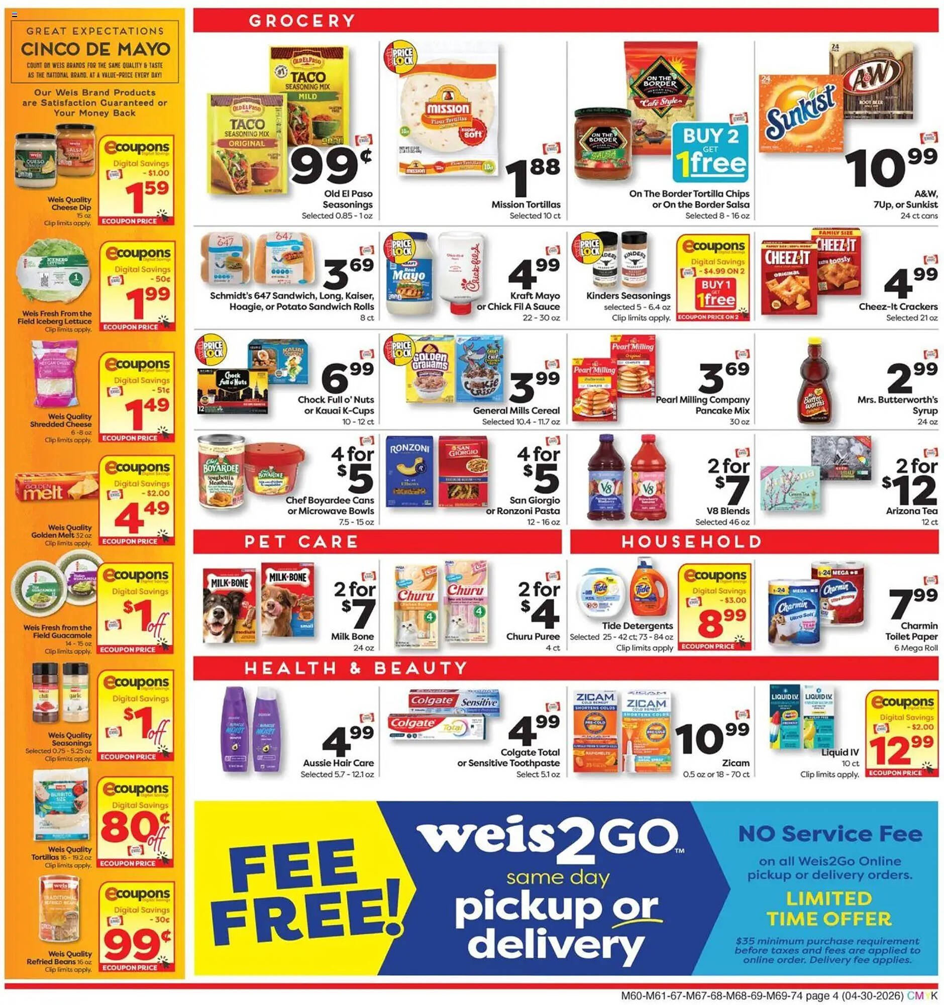 Weis Markets weekly ad