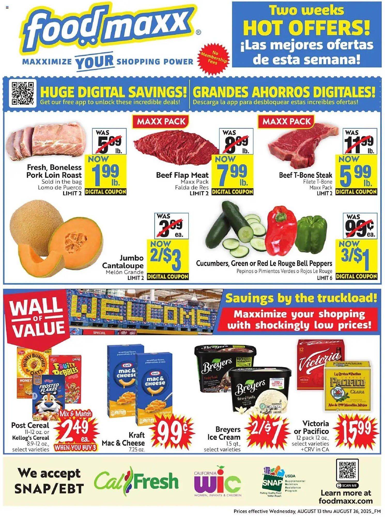 Foodmaxx Weekly Ad (2025-08-13 - 2025-08-26) | 1