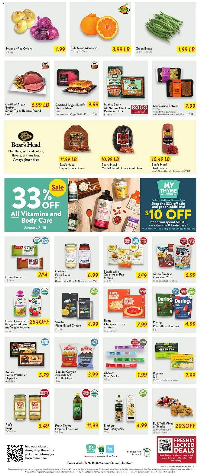 Fresh Thyme weekly ad