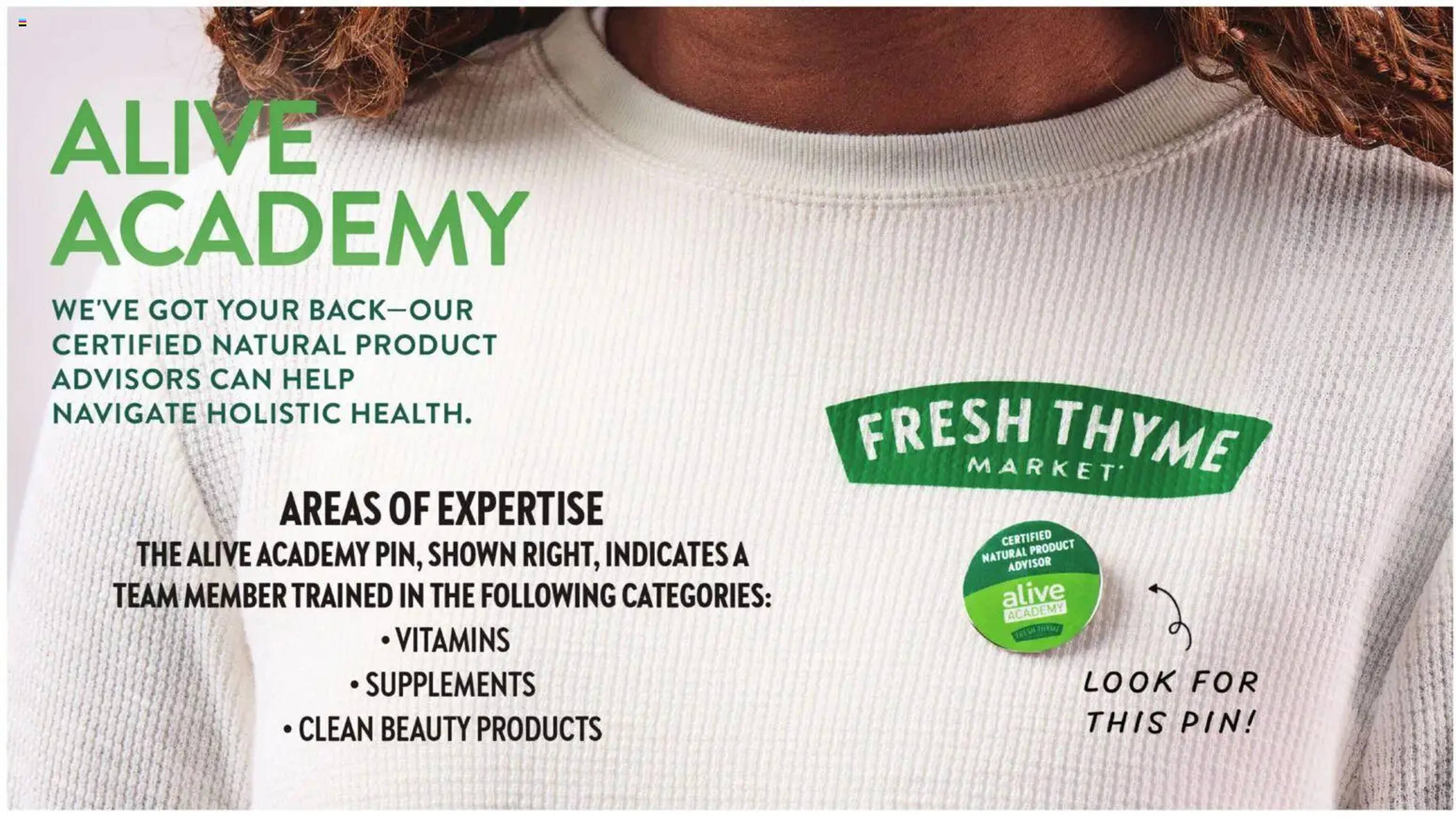 Fresh Thyme weekly ad