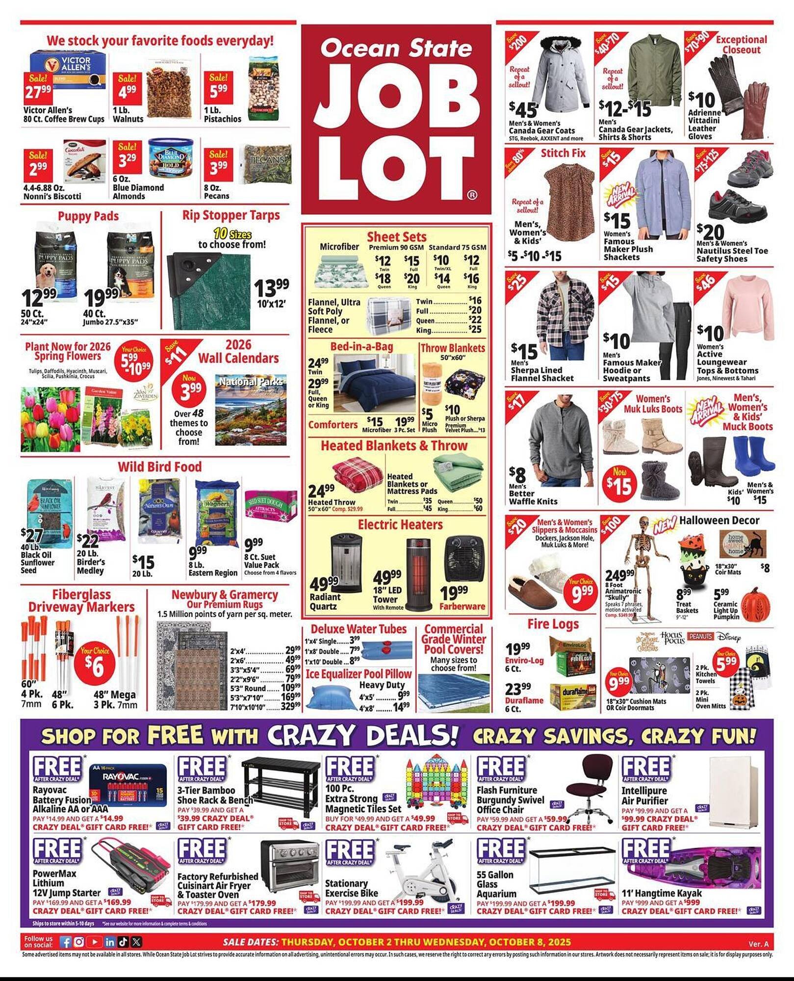 Ocean State Job Lot flyer (2025-10-02 - 2025-10-08) | 1
