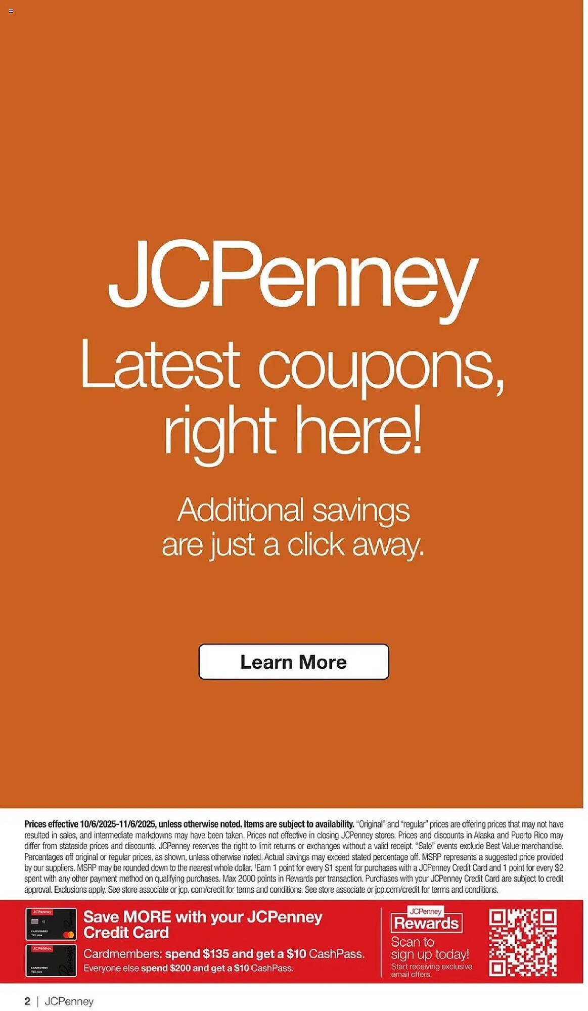 JC Penney weekly ad (2025-10-06 - 2025-11-06) | 44