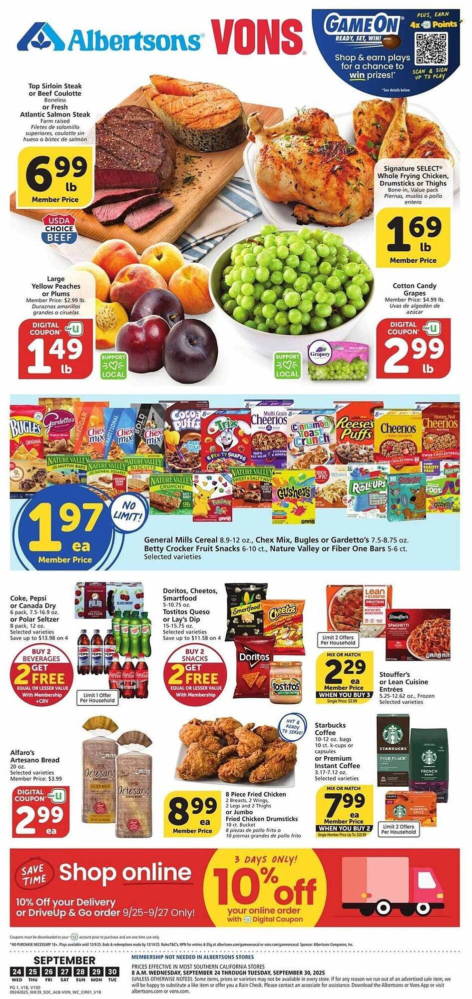 Albertsons weekly ad (2025-09-24 - 2025-09-30) | 1