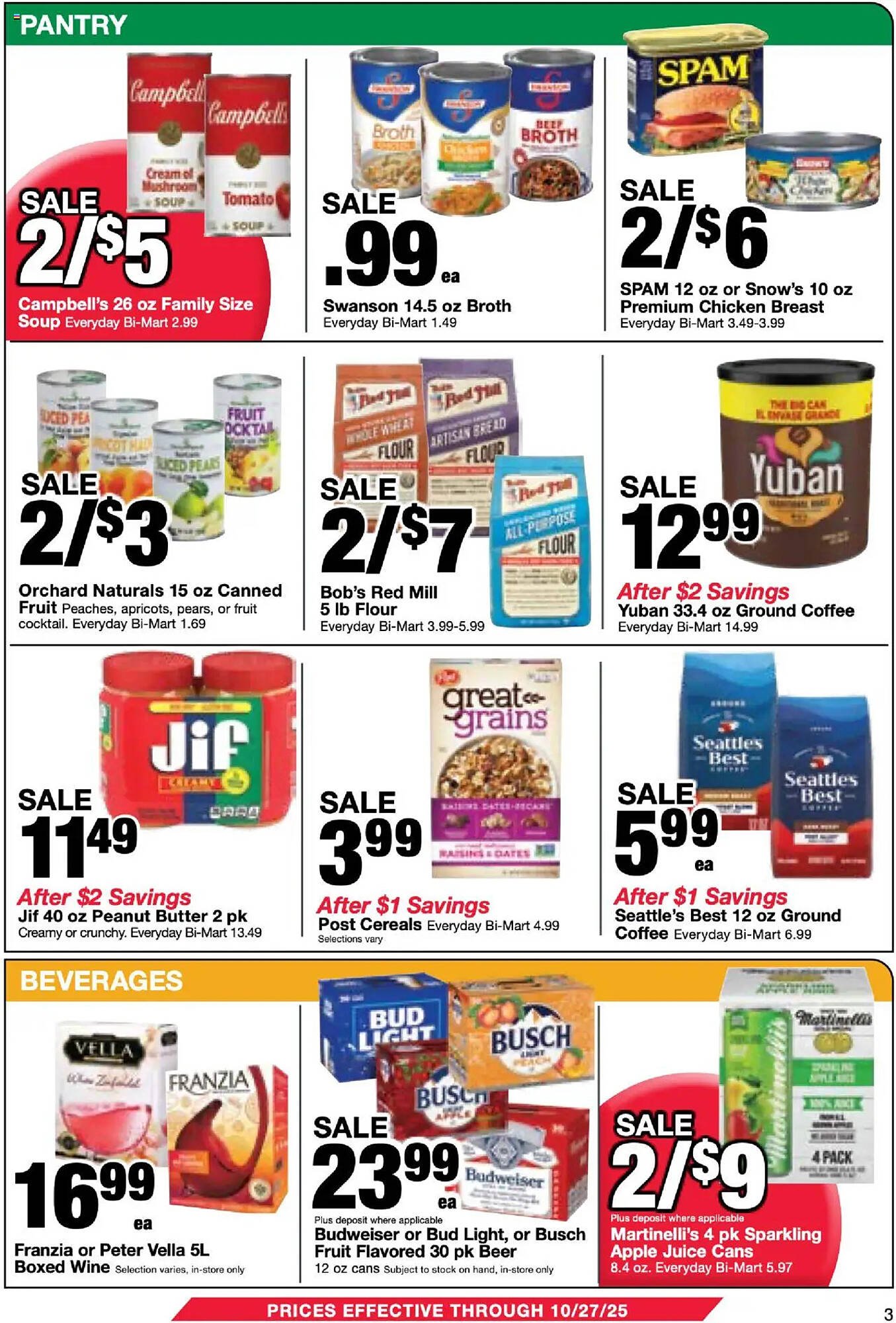 Bi-Mart weekly ad (2025-10-14 - 2025-10-28) | 3