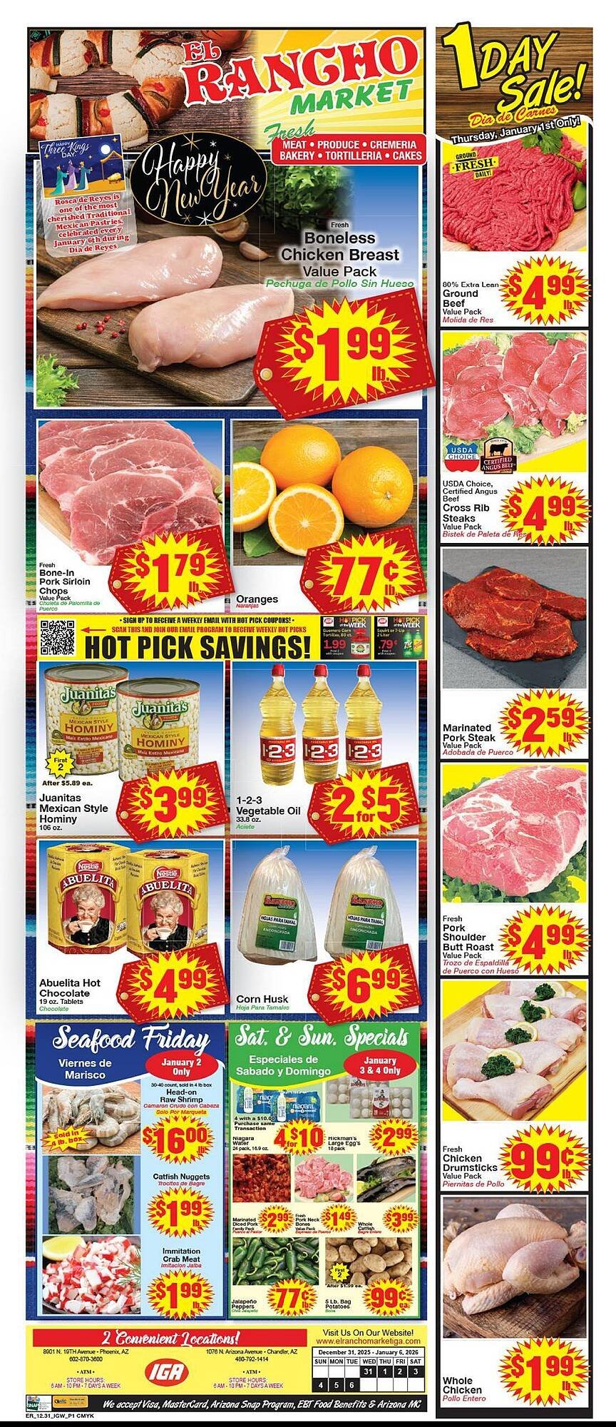 Supermercado El Rancho weekly ad