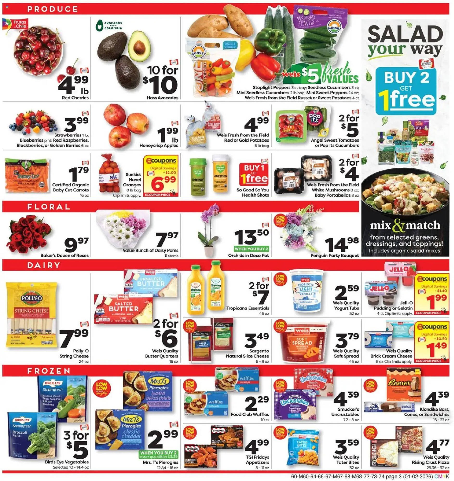 Weis Markets weekly ad