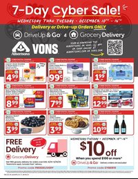 Vons weekly ad