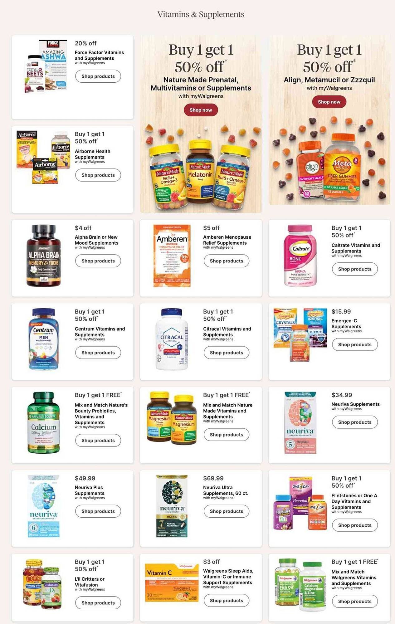Walgreens weekly ad
