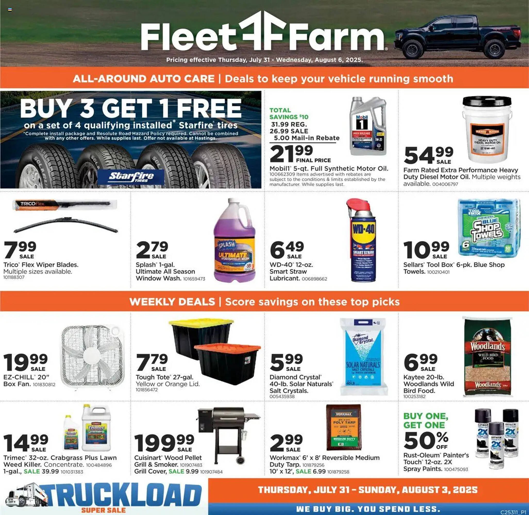 Mills Fleet Farm Weekly Ad (2025-07-31 - 2025-08-06) | 1