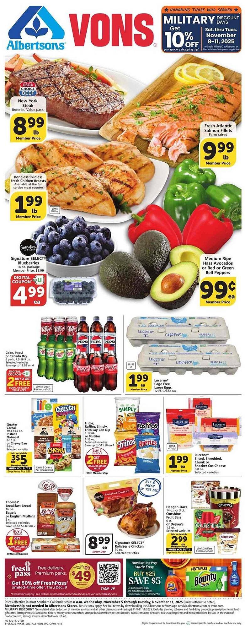 Albertsons weekly ad (2025-11-05 - 2025-11-11) | 1