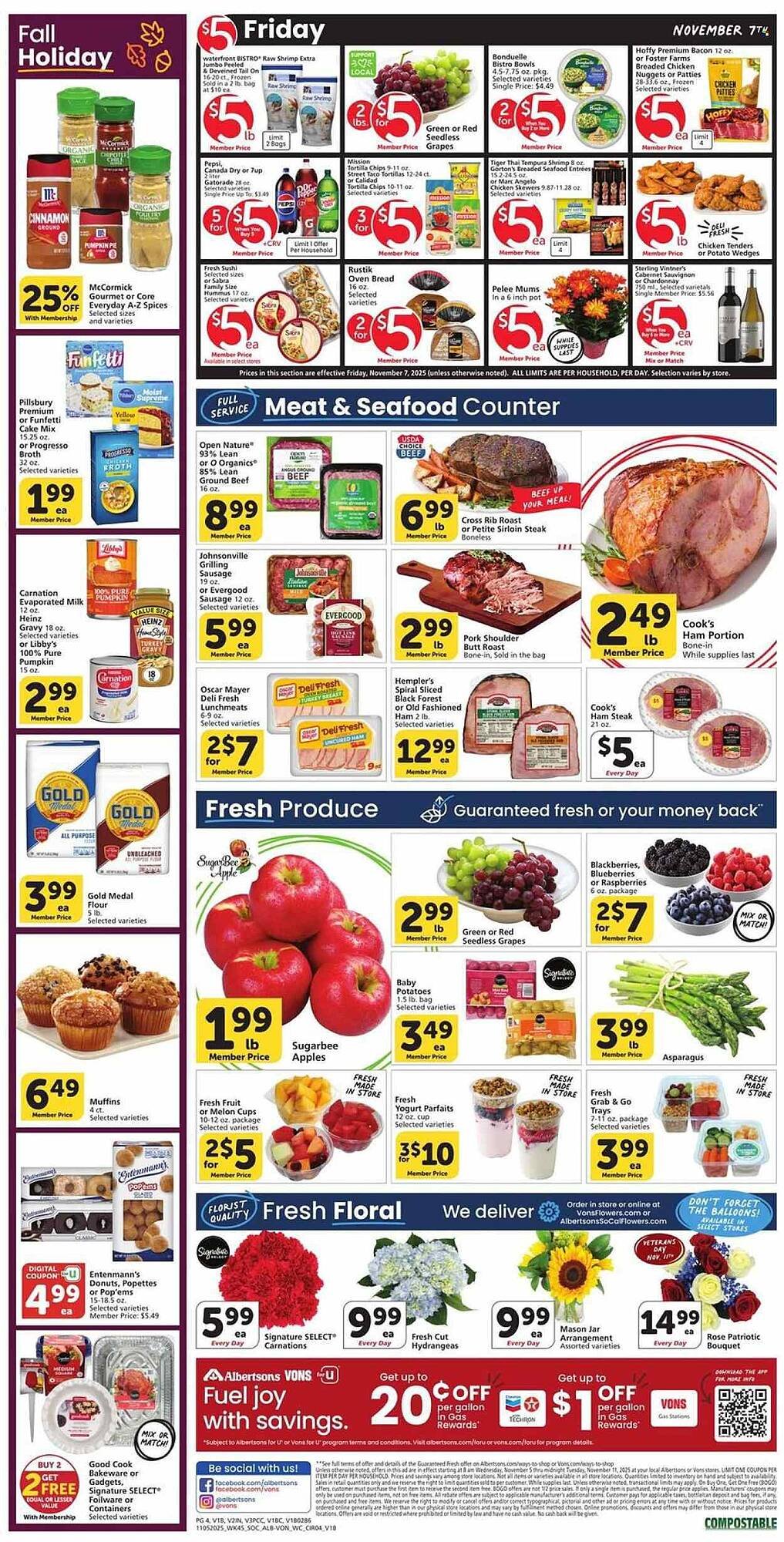 Albertsons weekly ad (2025-11-05 - 2025-11-11) | 3