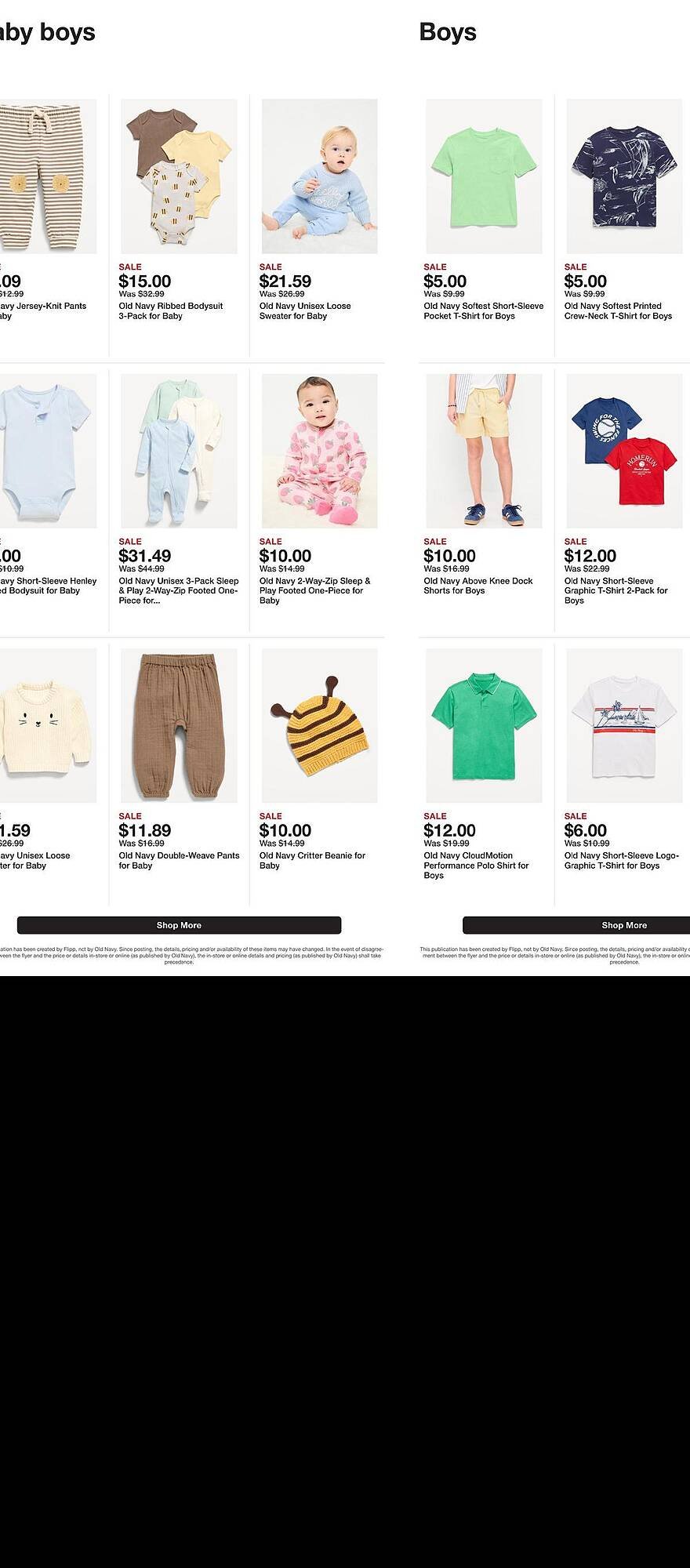 Old Navy weekly ad