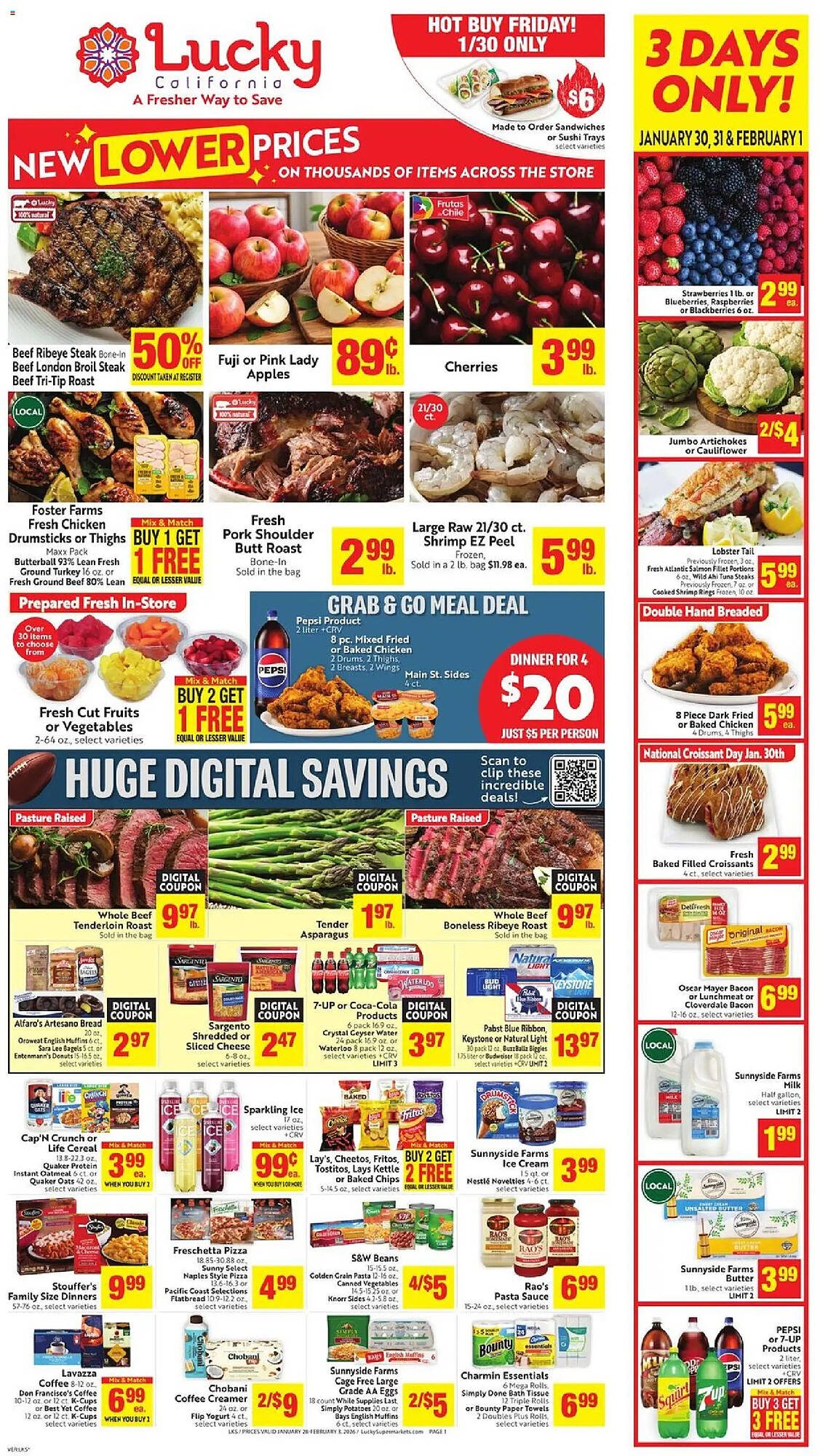 Lucky Supermarkets weekly ad