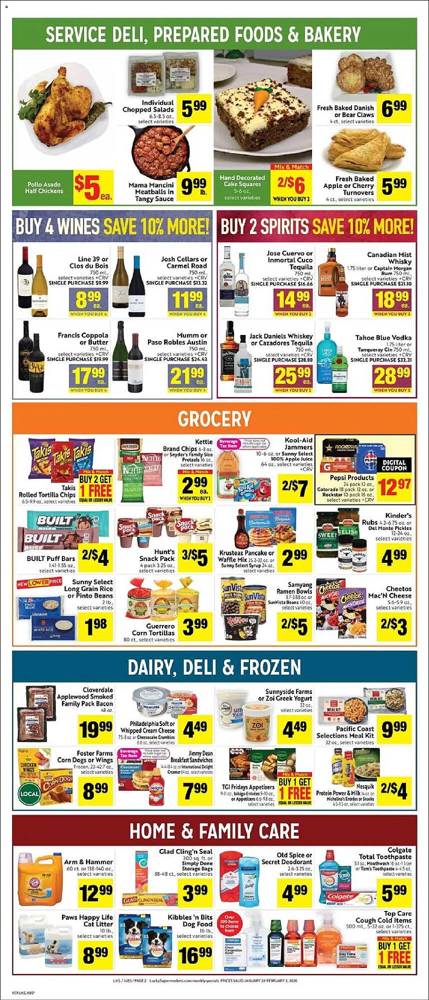Lucky Supermarkets weekly ad