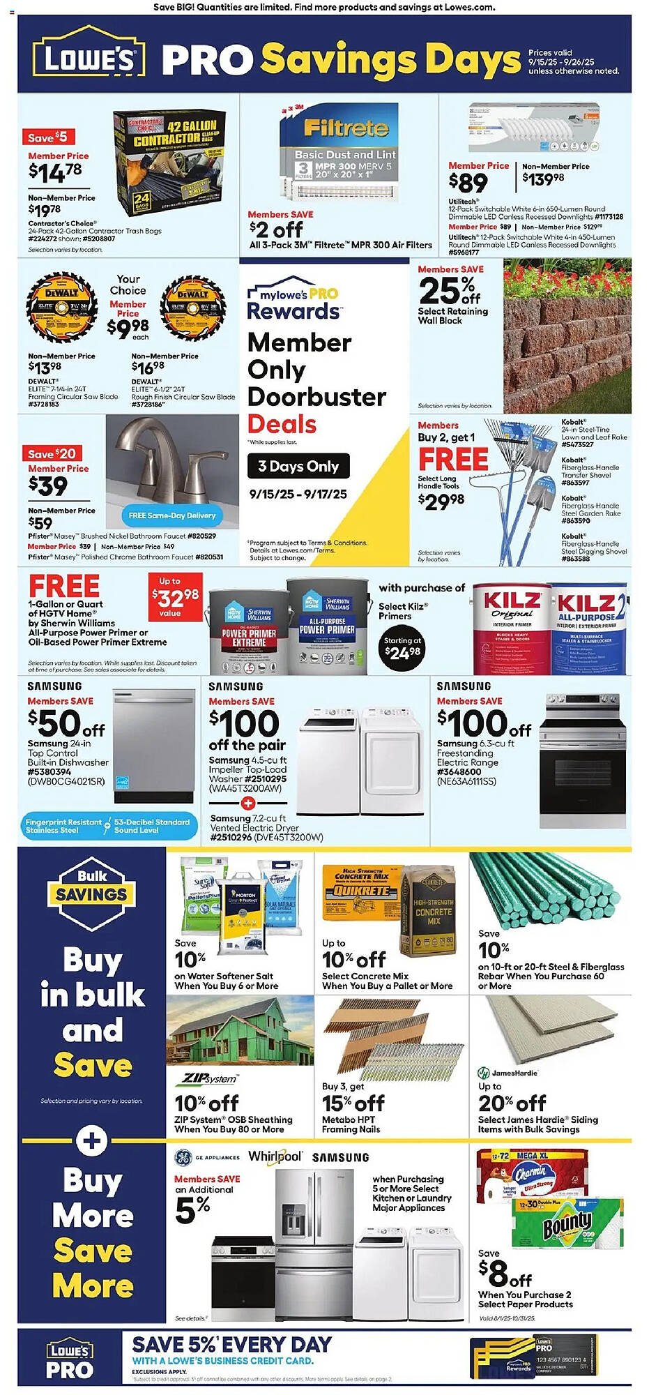 Lowe&#039;s weekly ad (2025-09-15 - 2025-09-27) | 1
