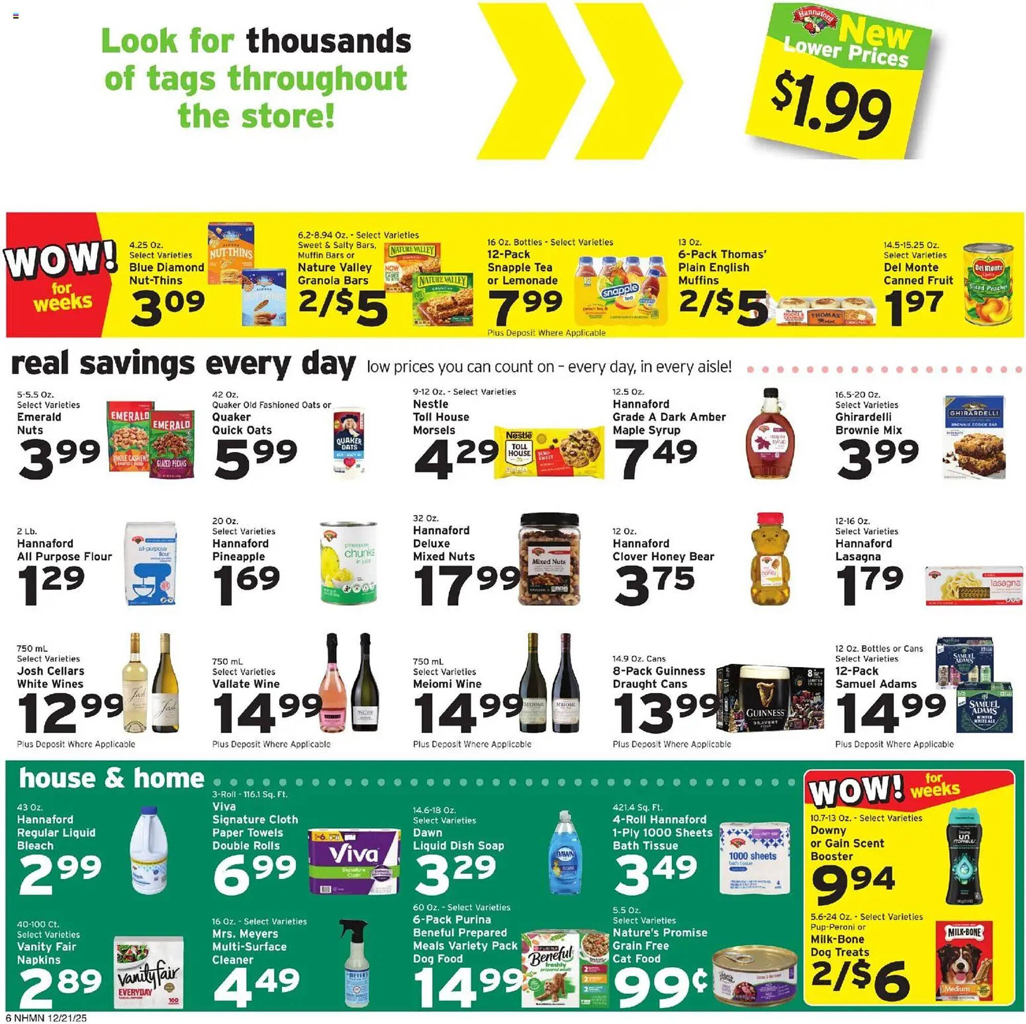Hannaford flyer
