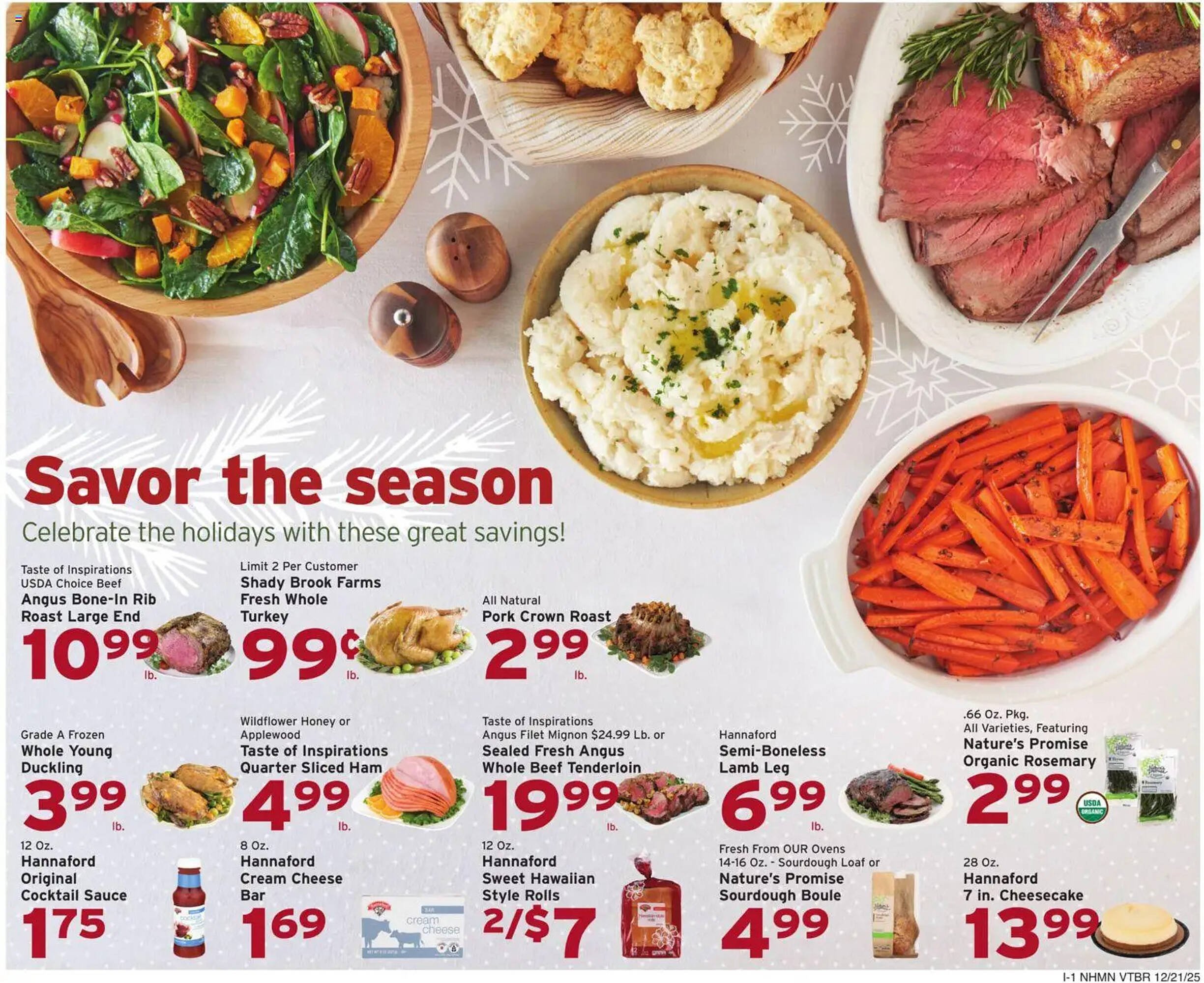 Hannaford flyer