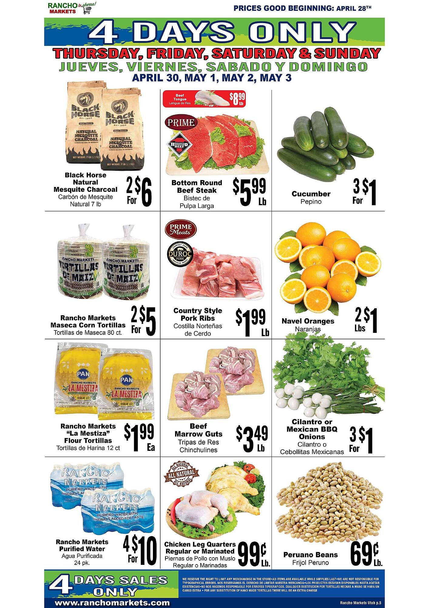 Rancho Markets weekly ad