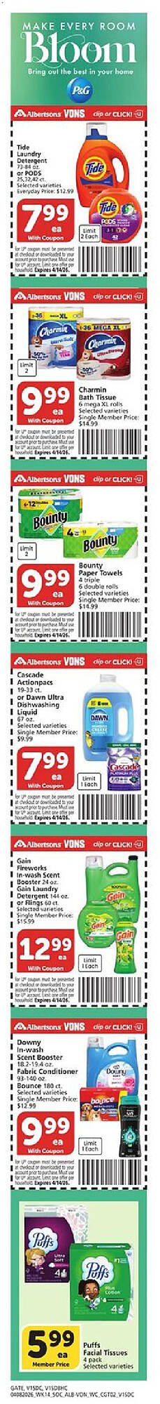 Vons weekly ad