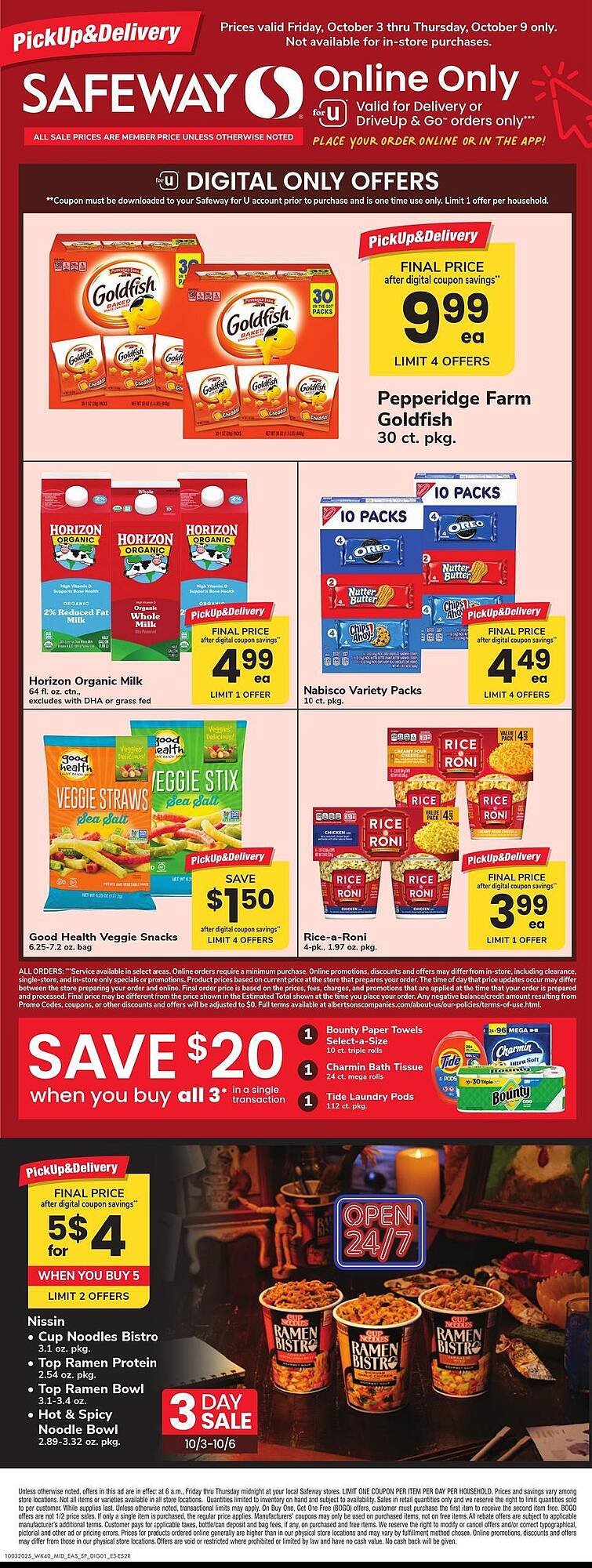 Safeway weekly ad (2025-10-03 - 2025-10-09) | 1