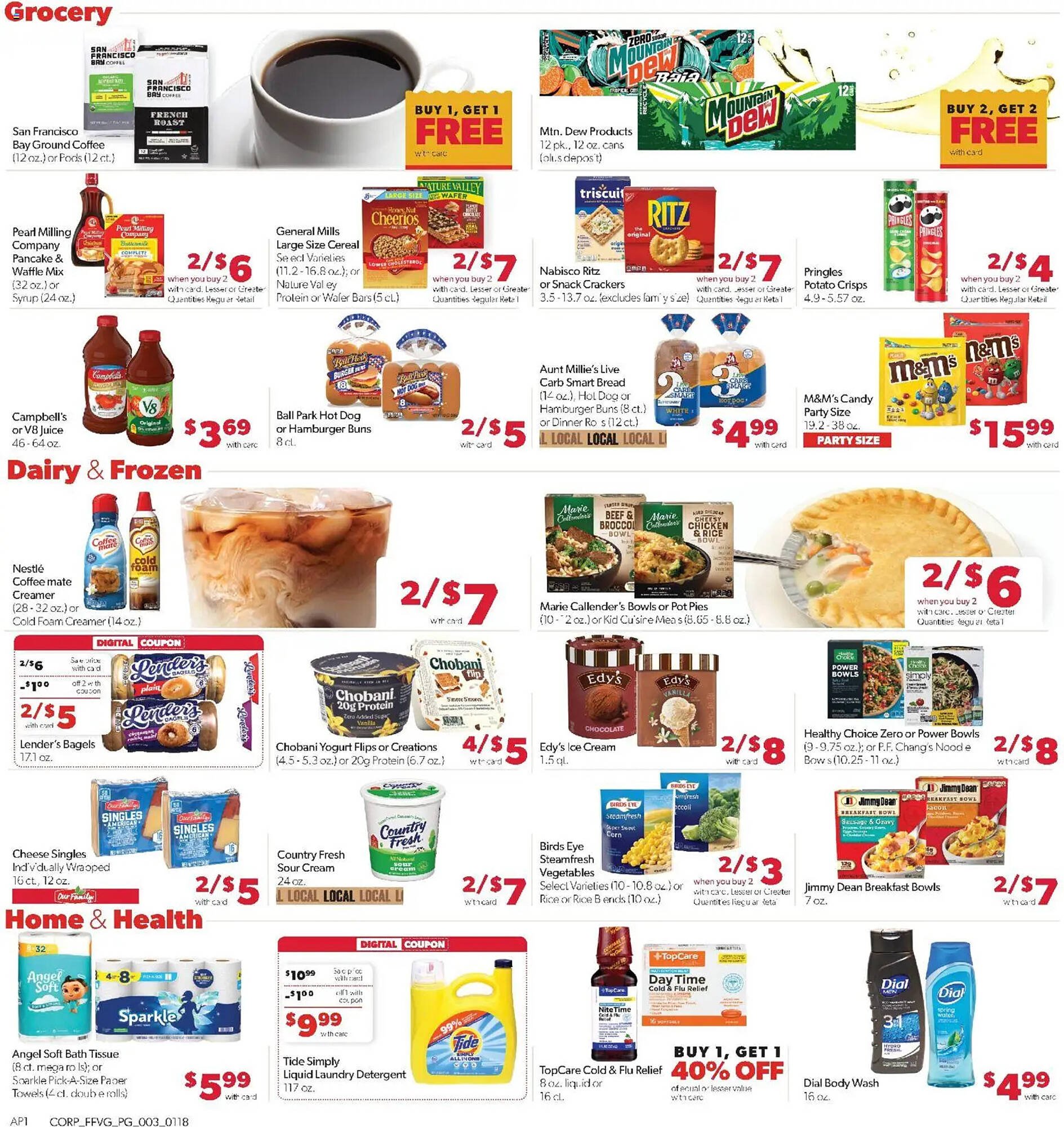 Family Fare weekly ad
