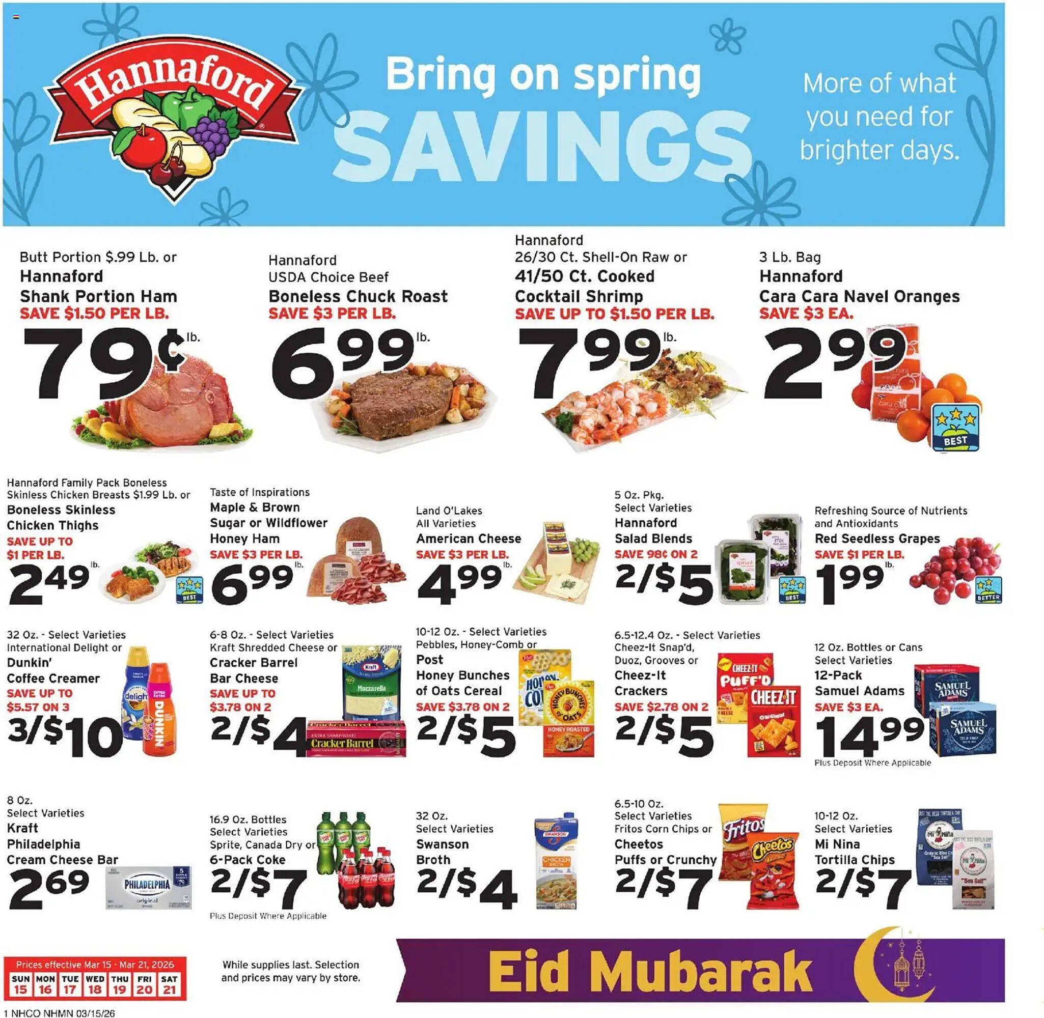 Hannaford flyer