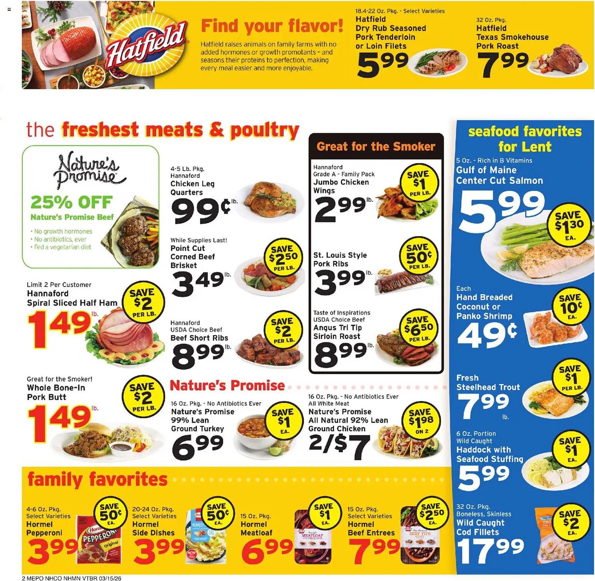 Hannaford flyer