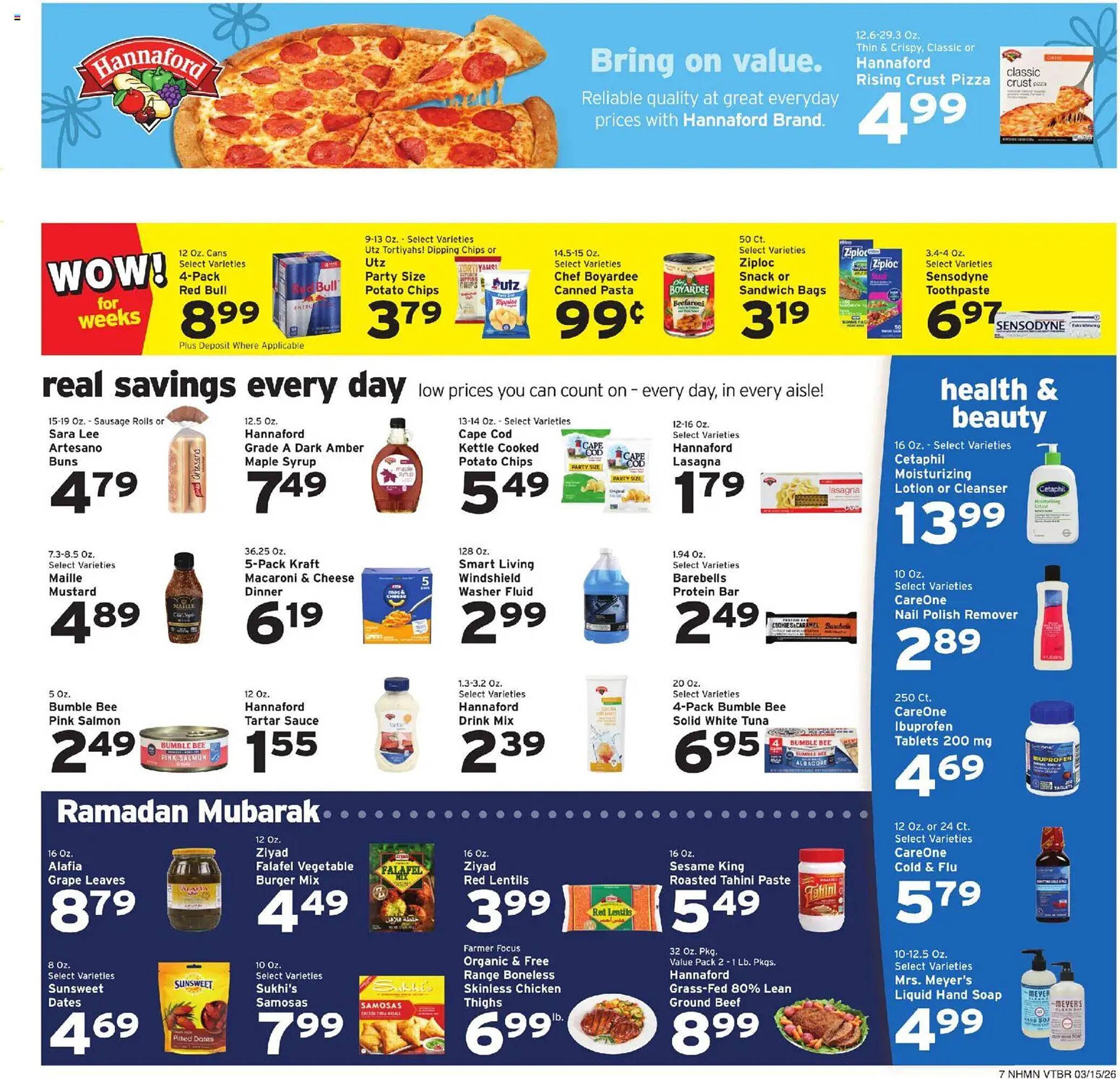 Hannaford flyer