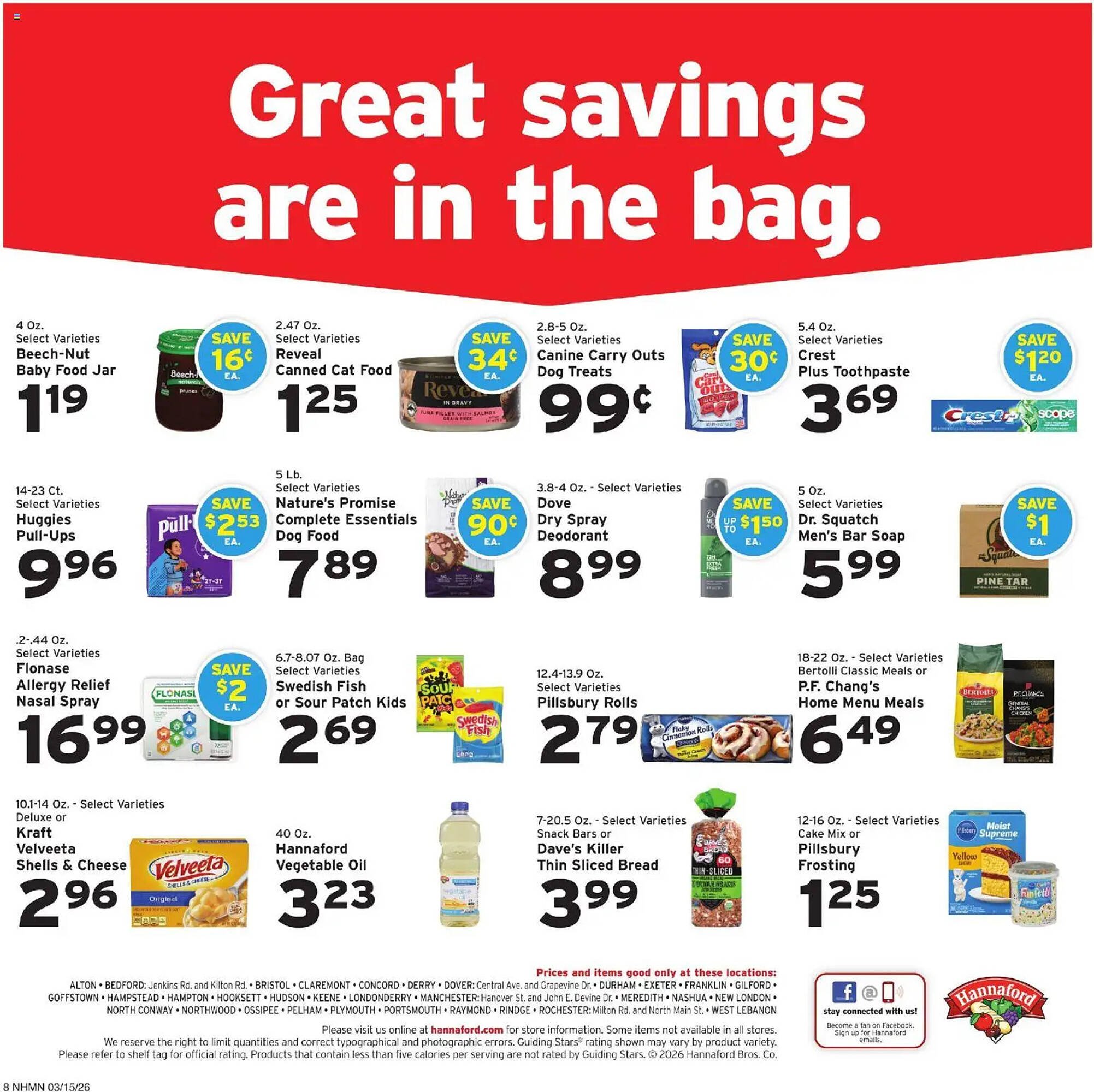 Hannaford flyer
