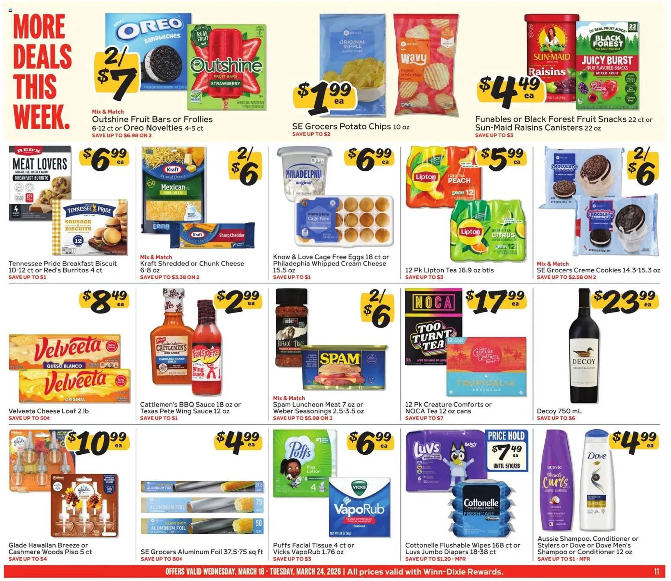 Winn Dixie weekly ad