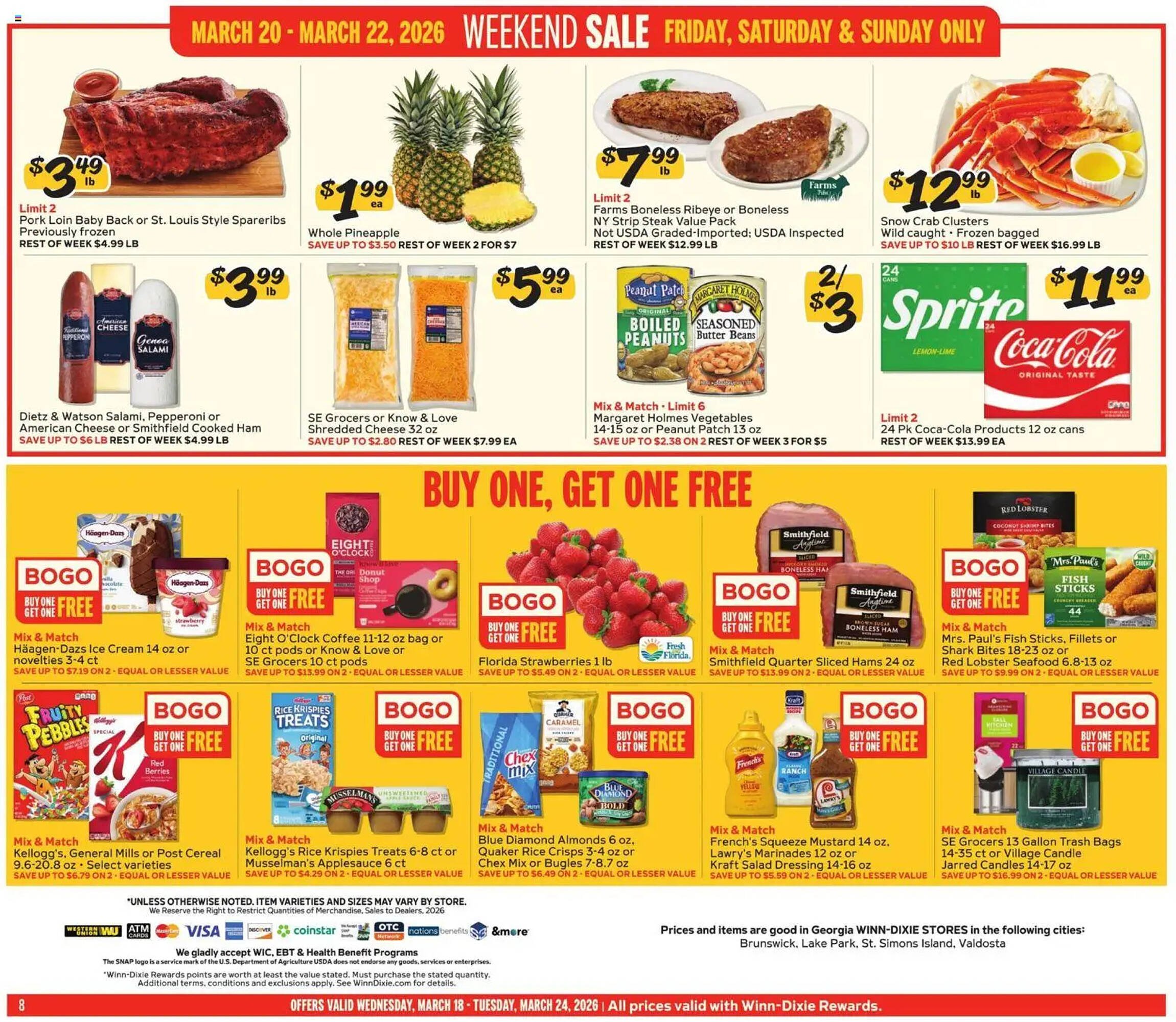 Winn Dixie weekly ad