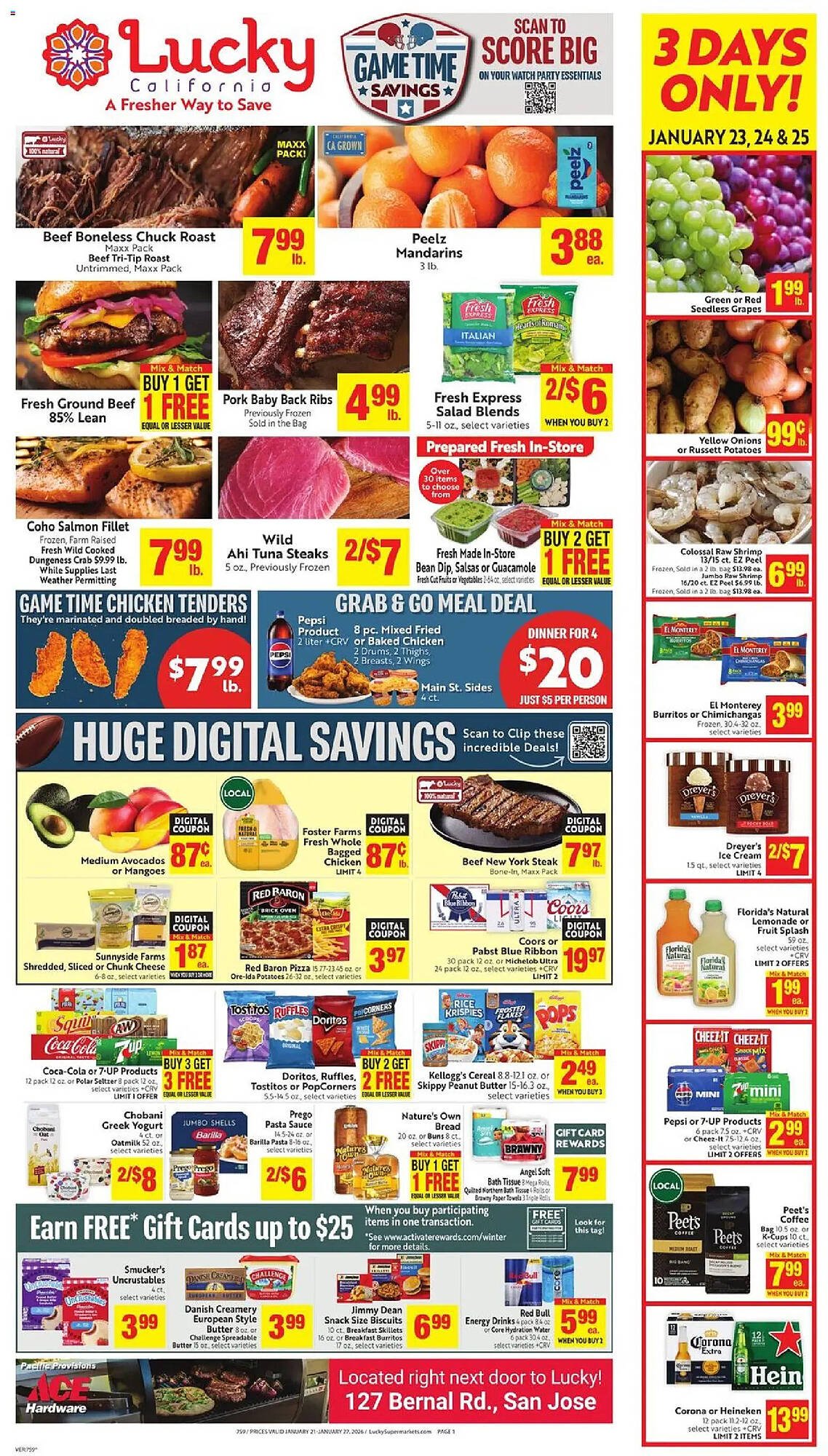 Lucky Supermarkets weekly ad
