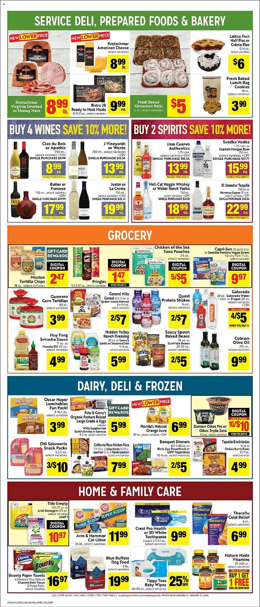 Lucky Supermarkets weekly ad