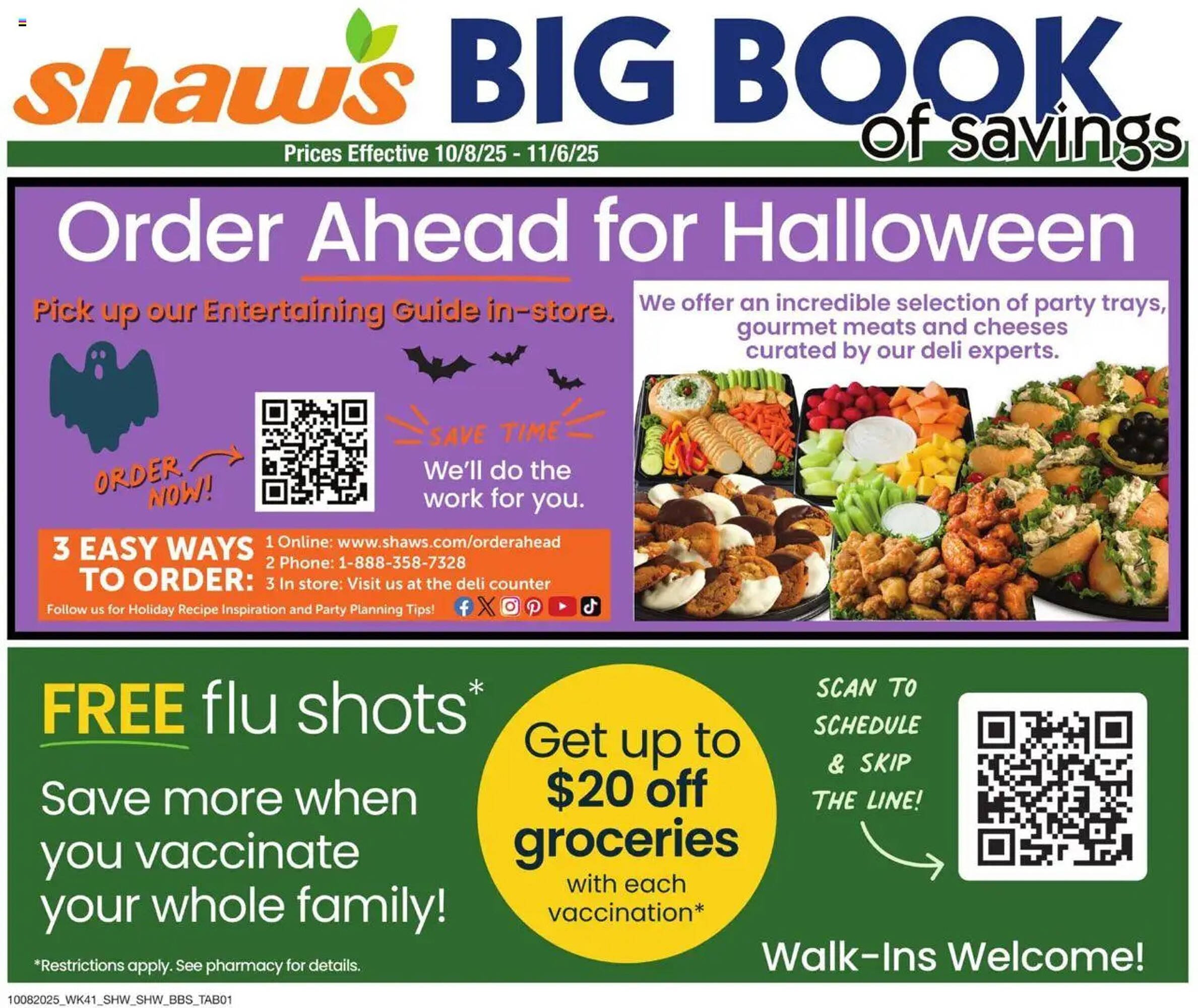 Shaw&#039;s flyer (2025-10-08 - 2025-11-07) | 1