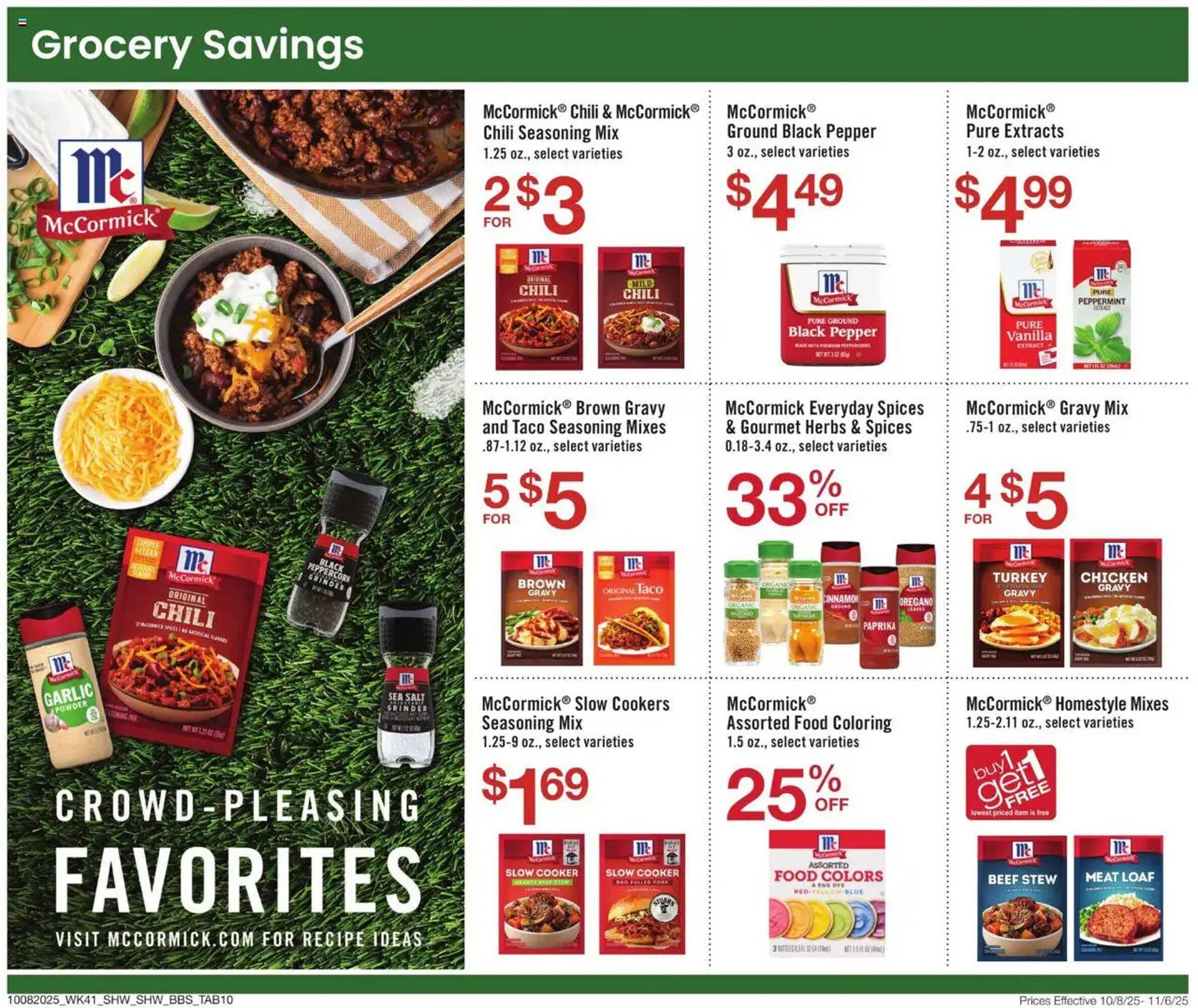 Shaw&#039;s flyer (2025-10-08 - 2025-11-07) | 10