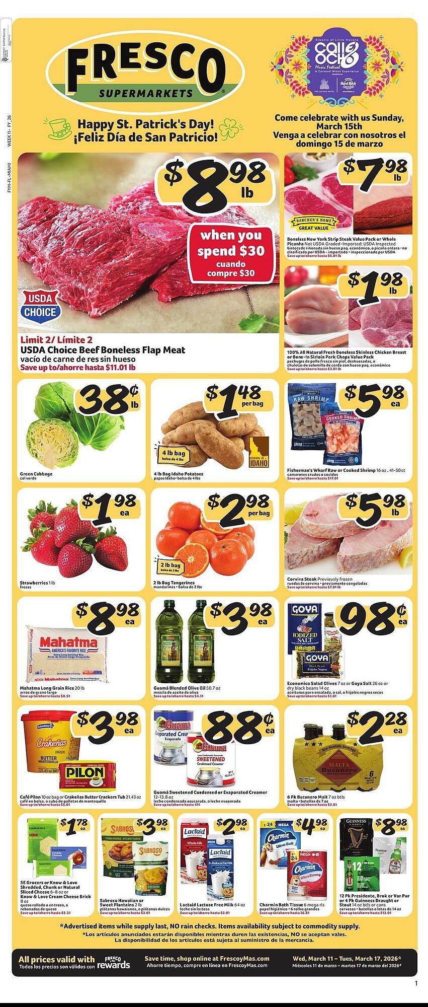 Fresco y Más weekly ad