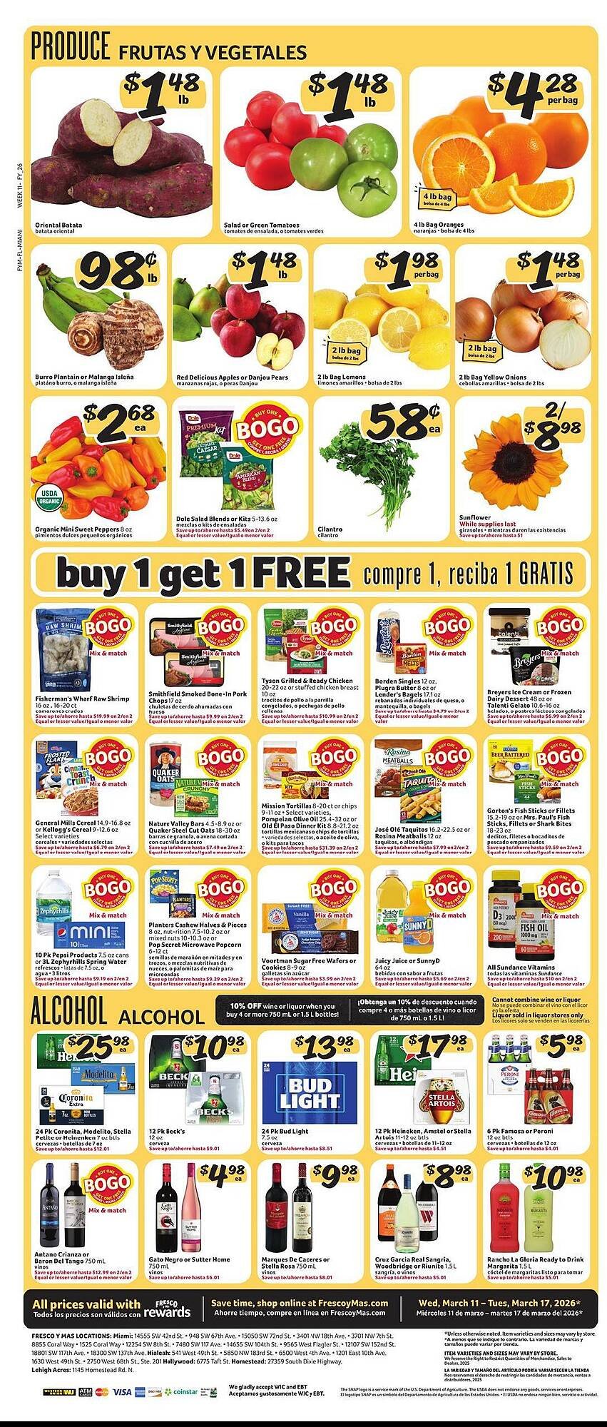 Fresco y Más weekly ad