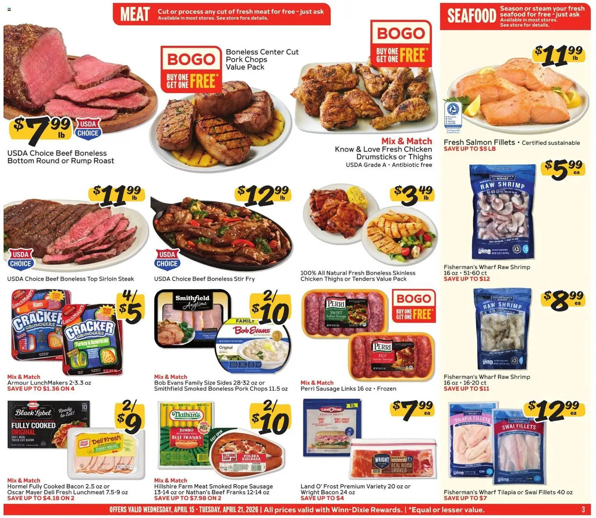 Winn Dixie weekly ad