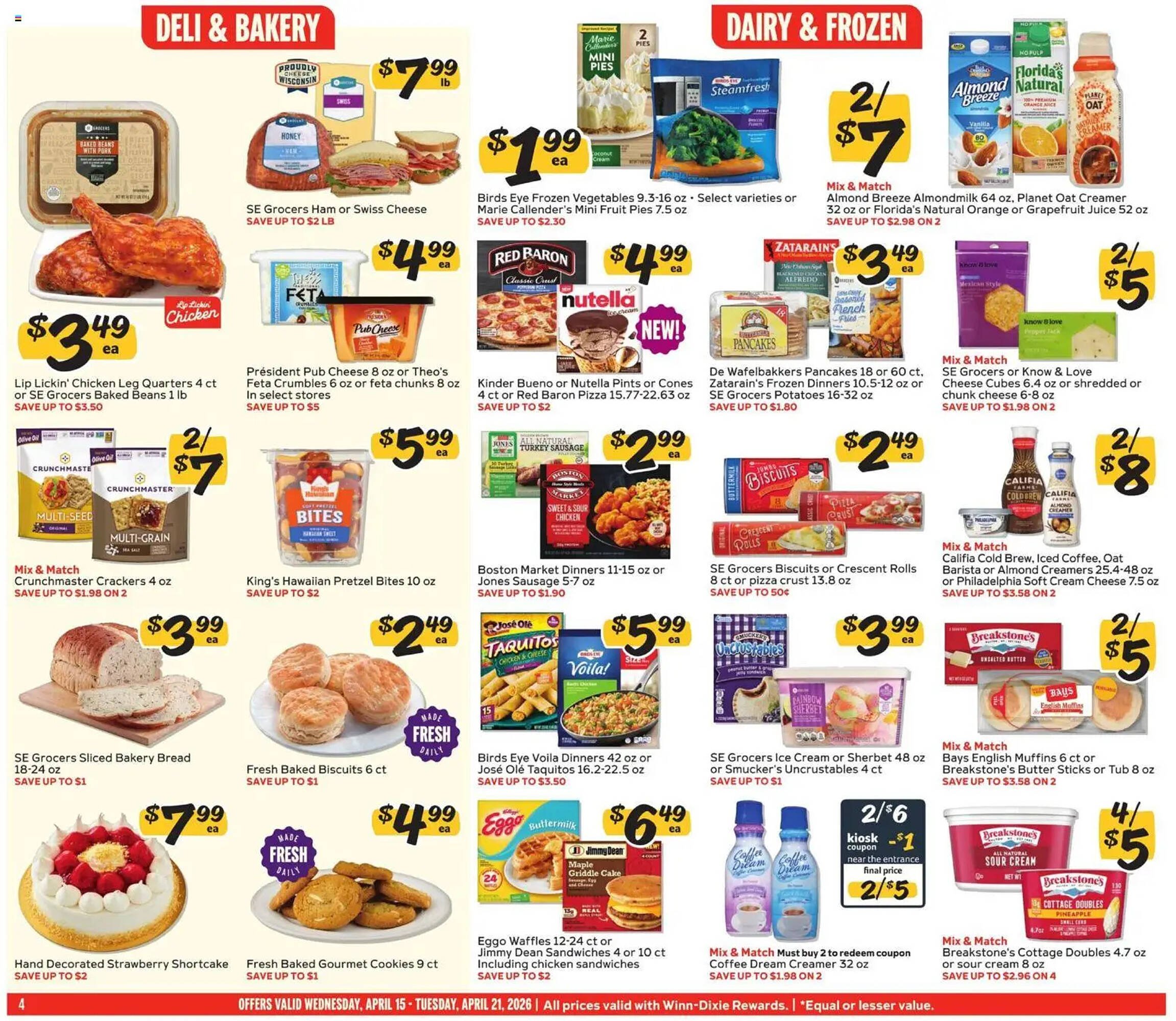 Winn Dixie weekly ad