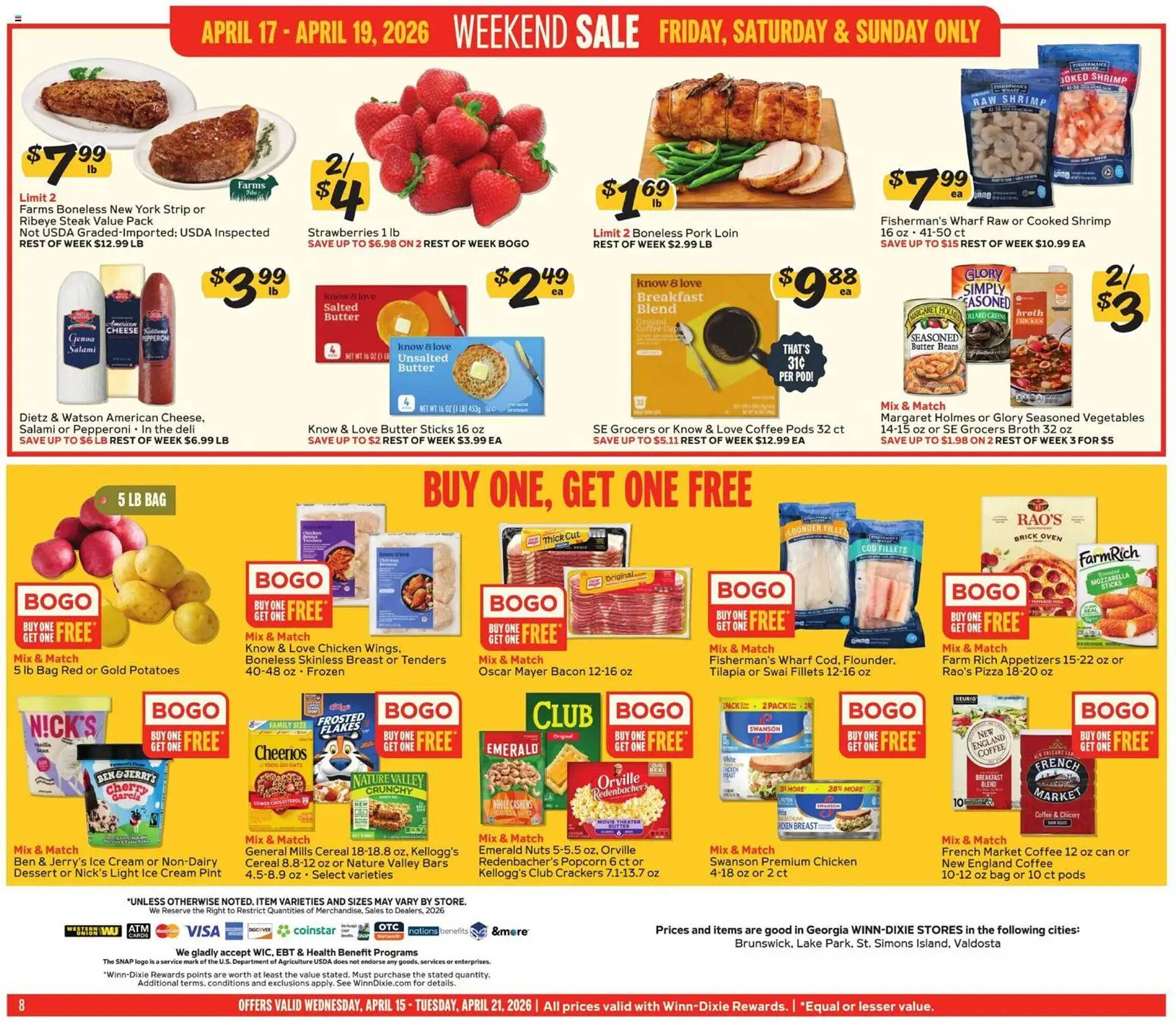 Winn Dixie weekly ad